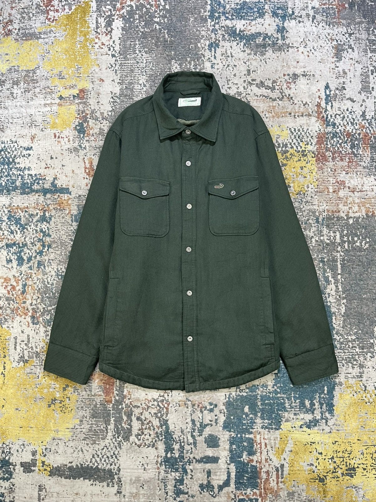 Japanese Brand Crocodile Thermore Insulation Button Down Shirt Jacket Size US M / EU 48-50 / 2 - 1 Thumbnail