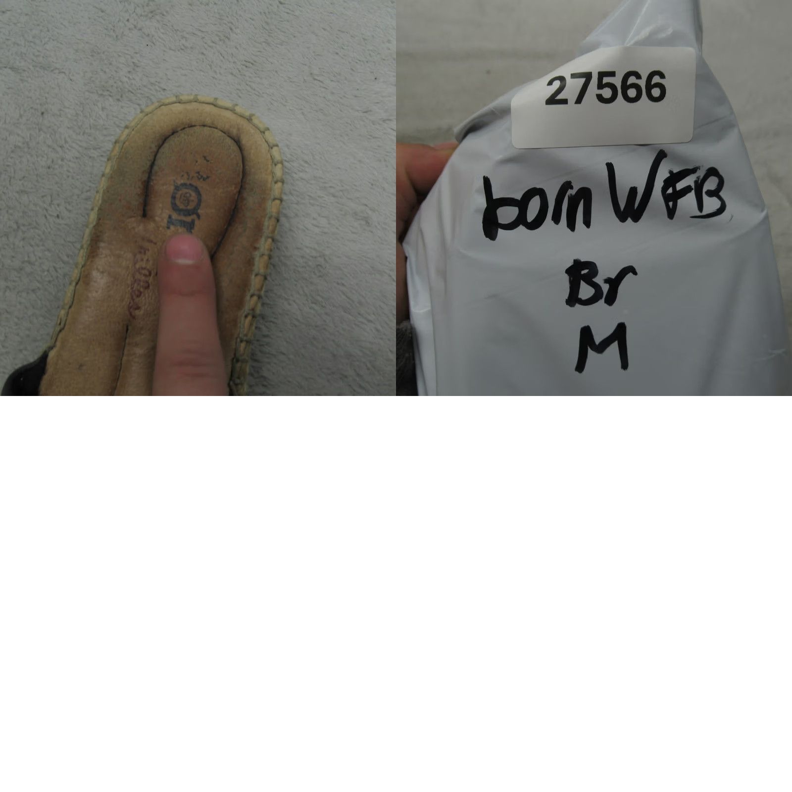 Born Born Womens Sandal Casual Espadrille Flat Leather Slip On Black 7M Shoes Size US 7 / IT 37 - 10 Thumbnail