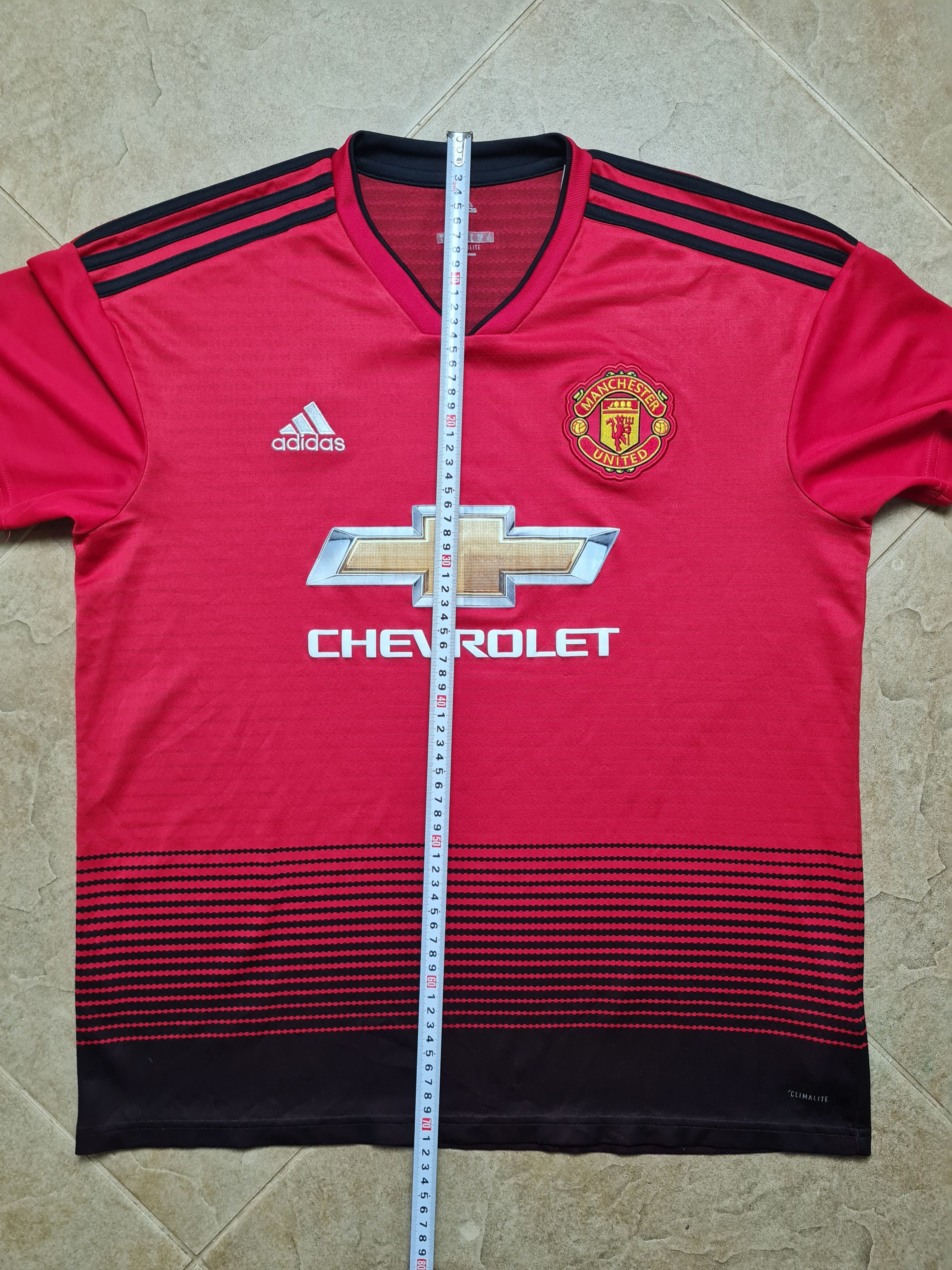Adidas MANCHESTER UNITED 2018/2019 HOME SHIRT ADIDAS CG0040 SZ L Size US L / EU 52-54 / 3 - 8 Thumbnail