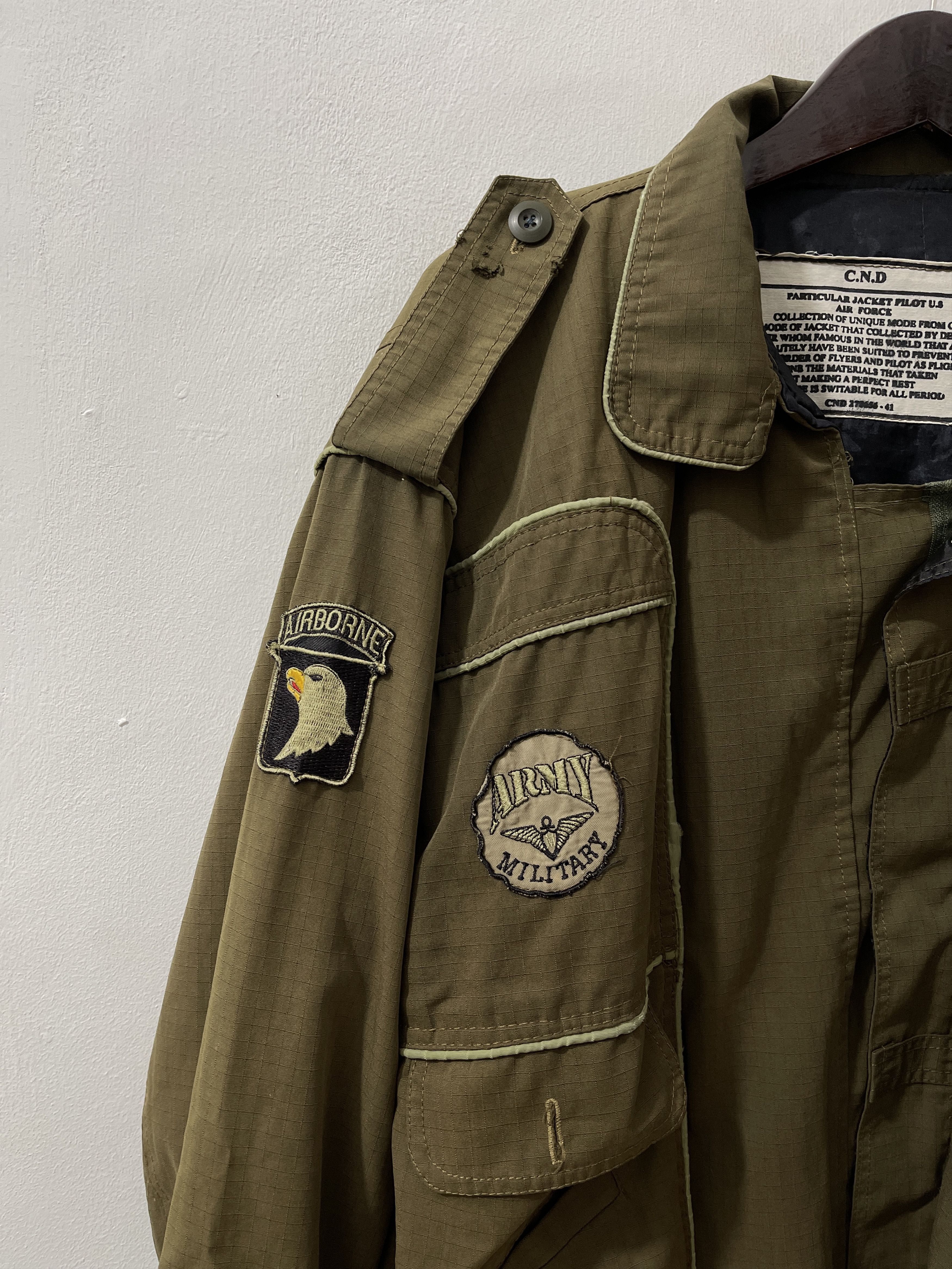 Vintage Vintage C.N.D Pilot Thrashed Utility Tanker Jacket Size US L / EU 52-54 / 3 - 4 Thumbnail
