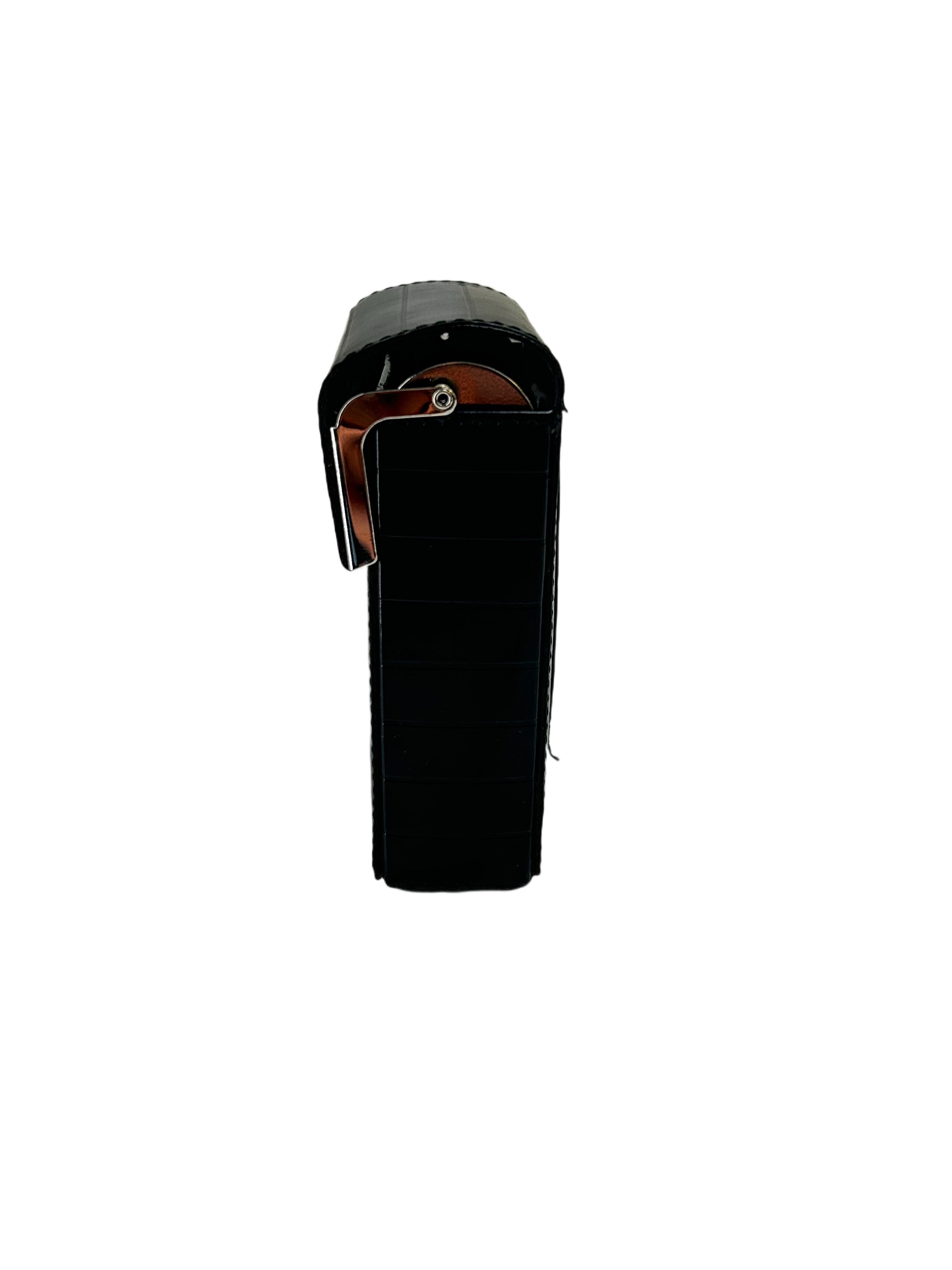 Dior Dior Homme Black Panelled Leather Cigarette Box