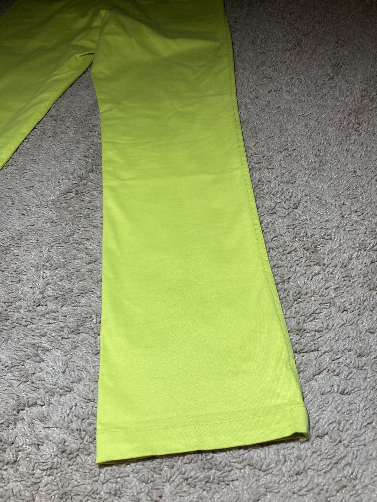 Xander Zhou SS18 Xander Zhou Pleated Trouser Volt Green Logo XZ Alien Size US 28 / EU 44 - 10 Thumbnail