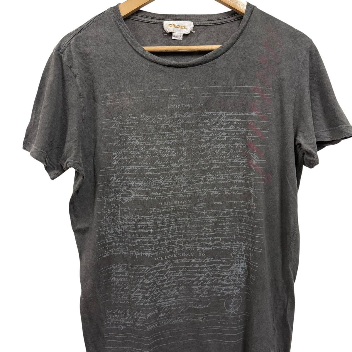 Diesel Diesel Poem Tshirt Size US M / EU 48-50 / 2 - 2 Thumbnail