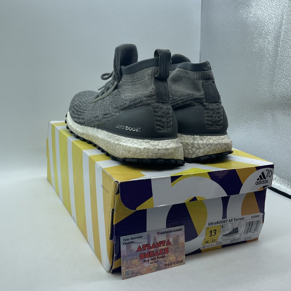 Adidas Ultraboost atr mid grey Size US 13 / EU 46 - 4 Thumbnail
