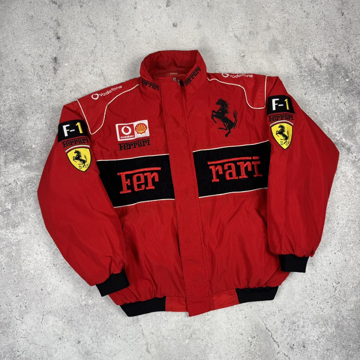 Ferrari Vintage Ferrari F1 Marlboro Vodafone Y2K Racing Jacket Size US L / EU 52-54 / 3 - 3 Thumbnail