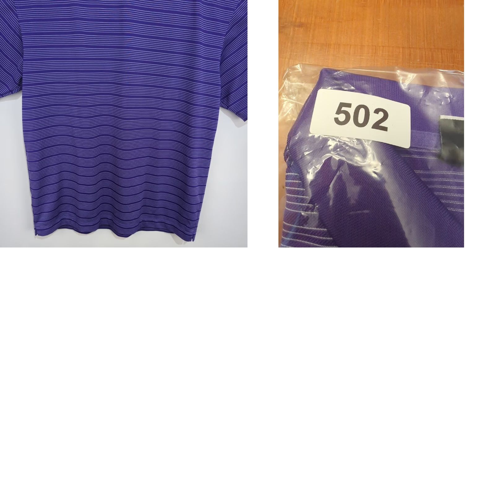 Nike Nike Golf Polo Shirt Mens Dri-Fit Short Sleeve Purple Striped M 274038 Size US M / EU 48-50 / 2 - 9 Thumbnail