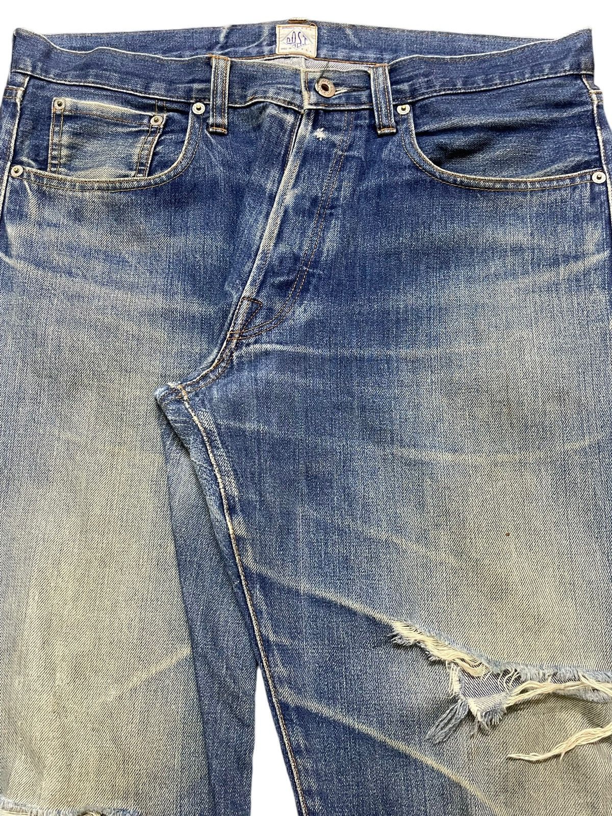 Post Overalls Vintage 80s Made In Usa Post O’Alls Selvedge Mud Wash Loose Size US 34 / EU 50 - 4 Thumbnail