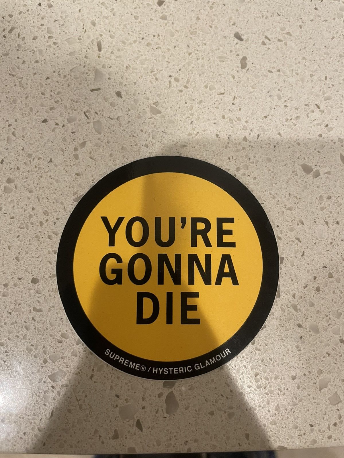 Supreme Supreme Your Gonna Die Sticker Size ONE SIZE - 1 Thumbnail
