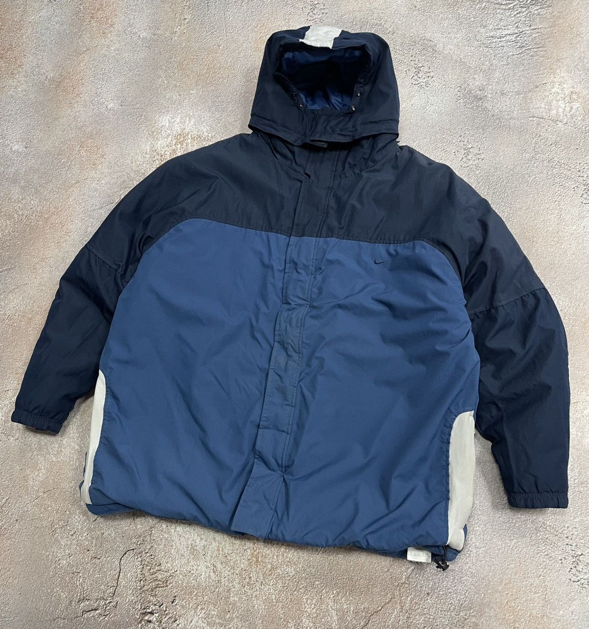 Nike Vintage Nike Small Swoosh Fleece Insulated Heavy Jacket Size US XXL / EU 58 / 5 - 2 Thumbnail