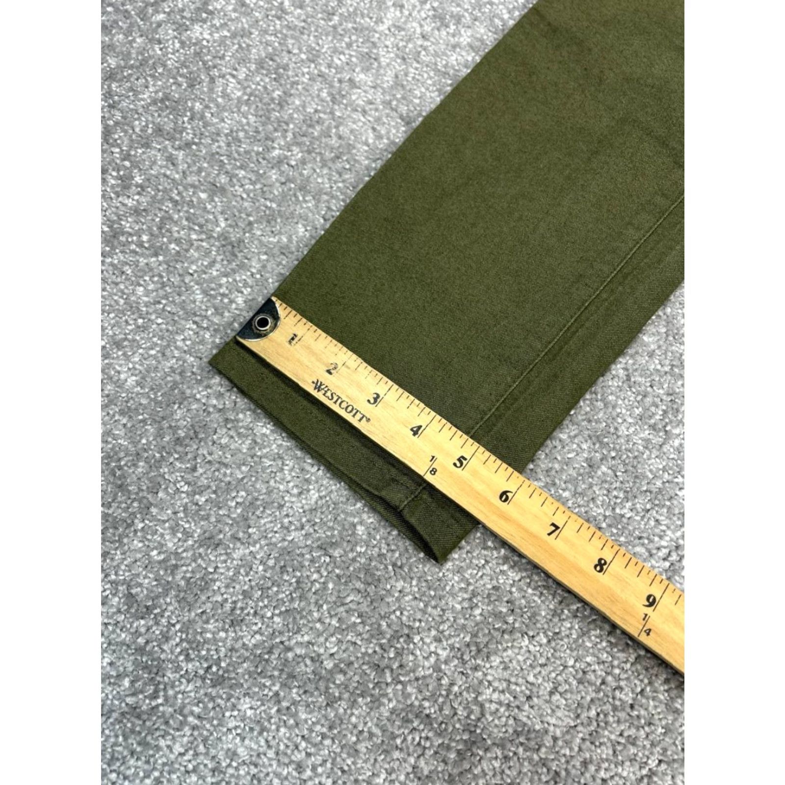 Prana Prana Jeans Womens 4 Green Denim Logo Cotton Stretch Mid Rise Straight Leg 30x31 Size 27" / US 4 / IT 40 - 4 Thumbnail