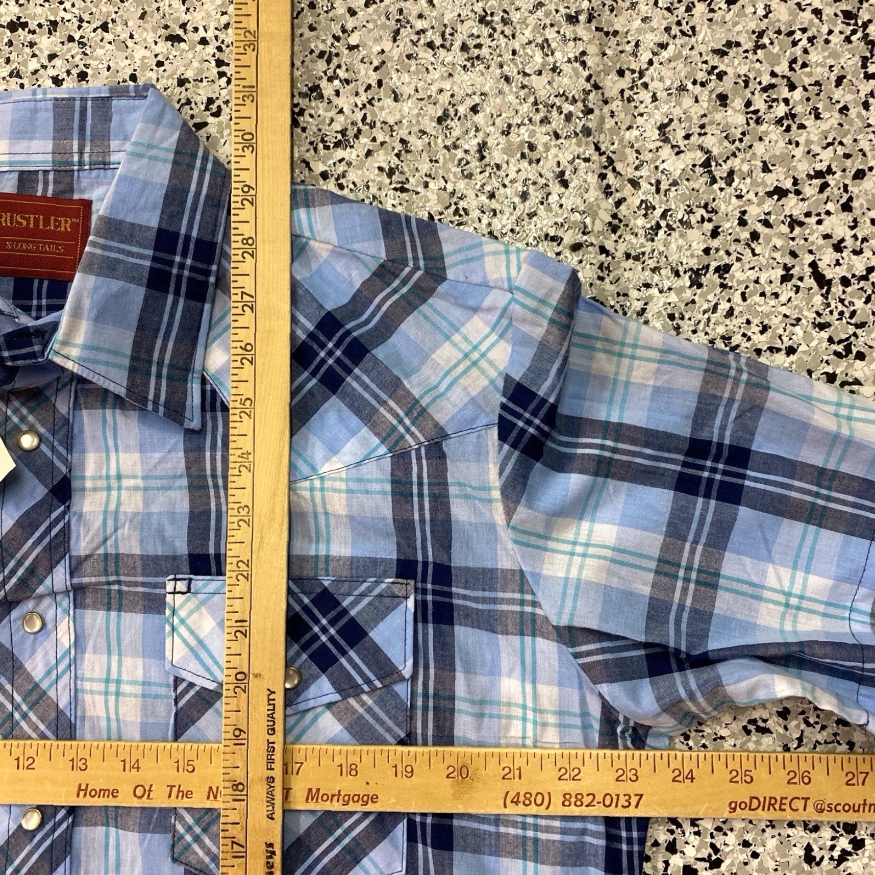 Vintage VINTAGE Rustler Western Pearl Snap Shirt Mens Large NWT Size US L / EU 52-54 / 3 - 3 Thumbnail