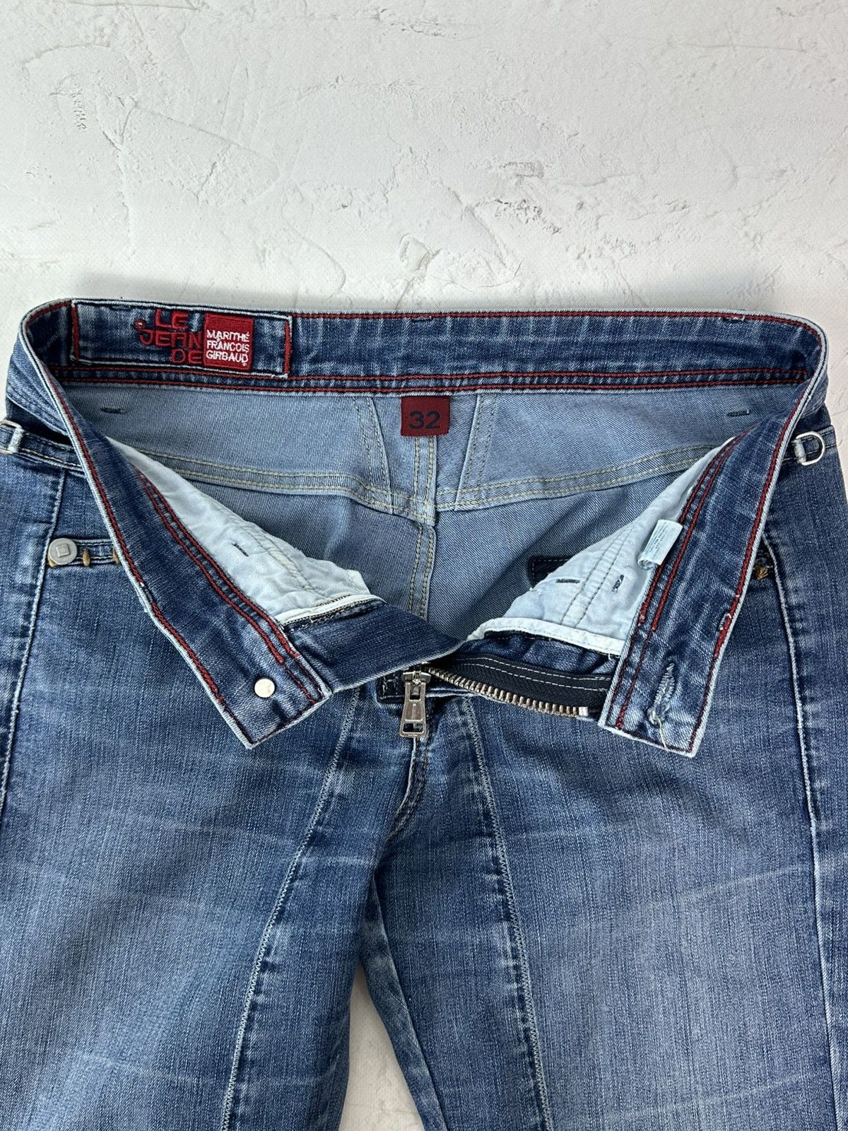 Marithe + Francois Girbaud Vintage Marithe Francois Girabaud Blue Jeans Size 32" / US 10 / IT 46 - 8 Thumbnail