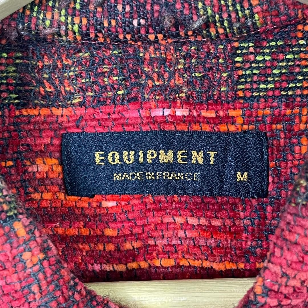 Current/Elliot × Equipment Equipment France Wool Patchwork Plaid Design Flannel Shirt Size US M / EU 48-50 / 2 - 5 Thumbnail