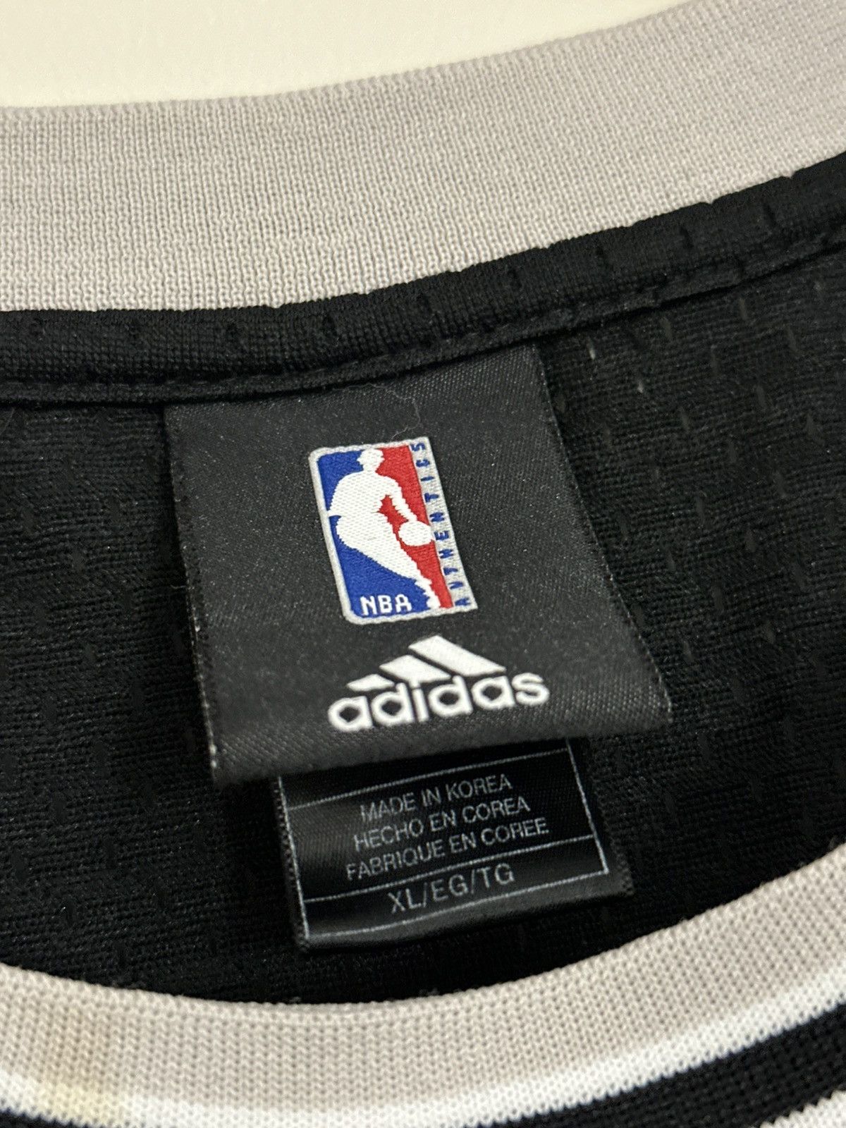 Adidas Vintage Adidas NBA San Antonio Spurs Tony Parker 9 Jersey Size US XL / EU 56 / 4 - 5 Thumbnail