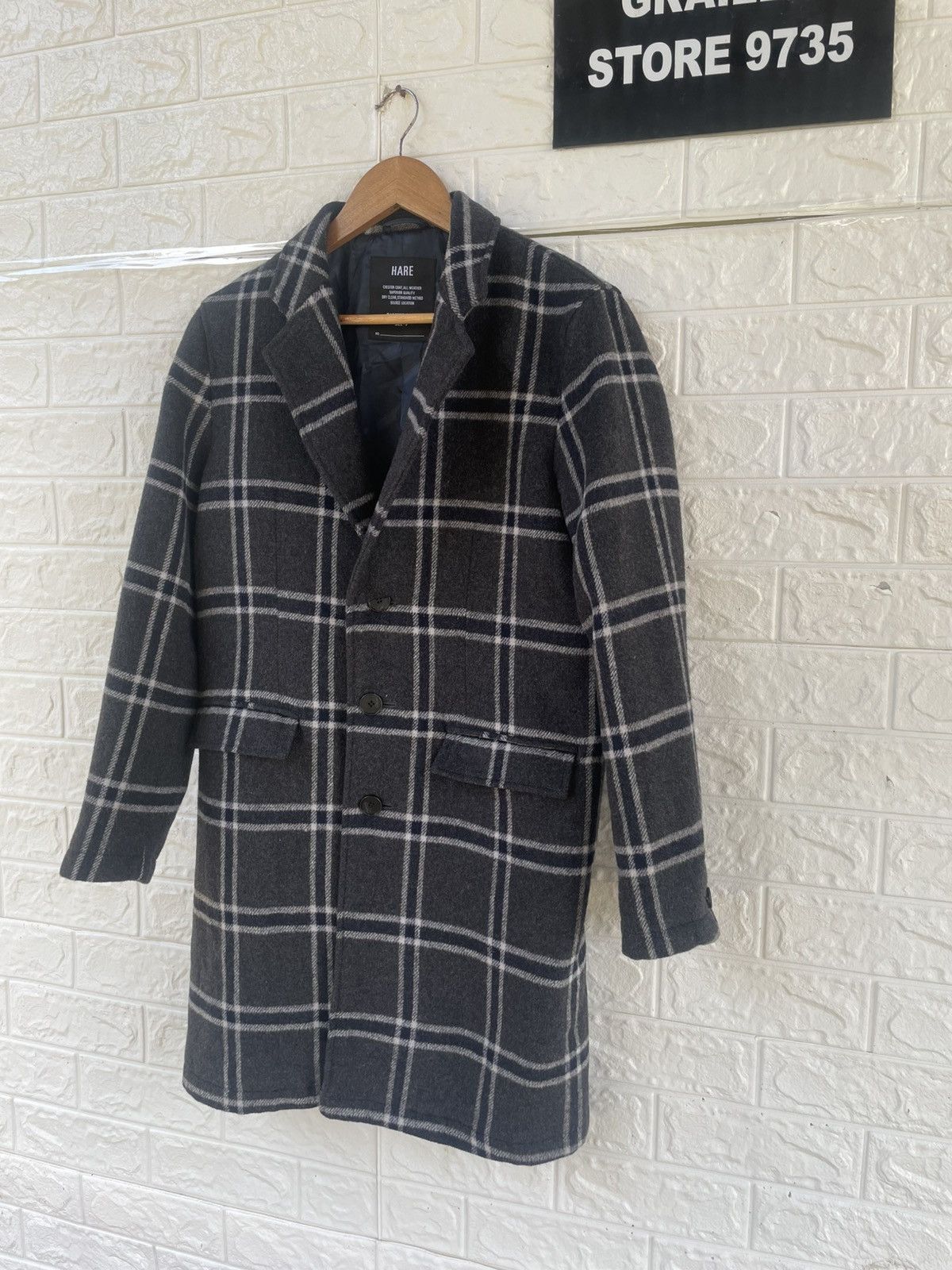 HARE × Japanese Brand × Vintage Hare Wool Coat Size US S / EU 44-46 / 1 - 4 Thumbnail