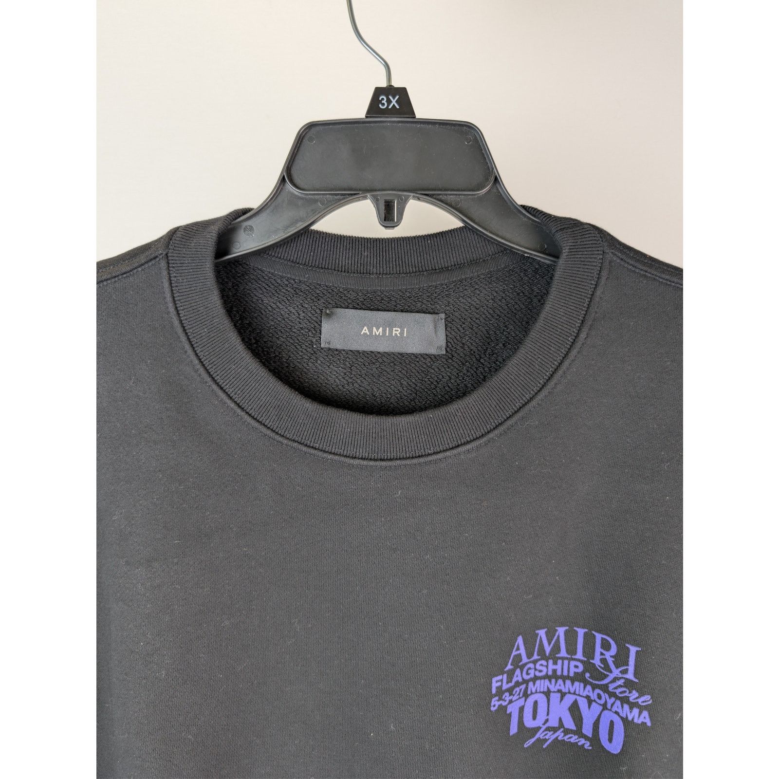 Amiri o1rshd1 3XL Amiri X Tokyo Crewneck Sweatshirt Sweater Black Size US XXL / EU 58 / 5 - 8 Thumbnail