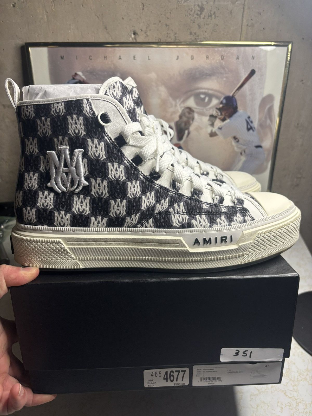 Amiri Amiri Court High Size US 13 / EU 46 - 1 Thumbnail