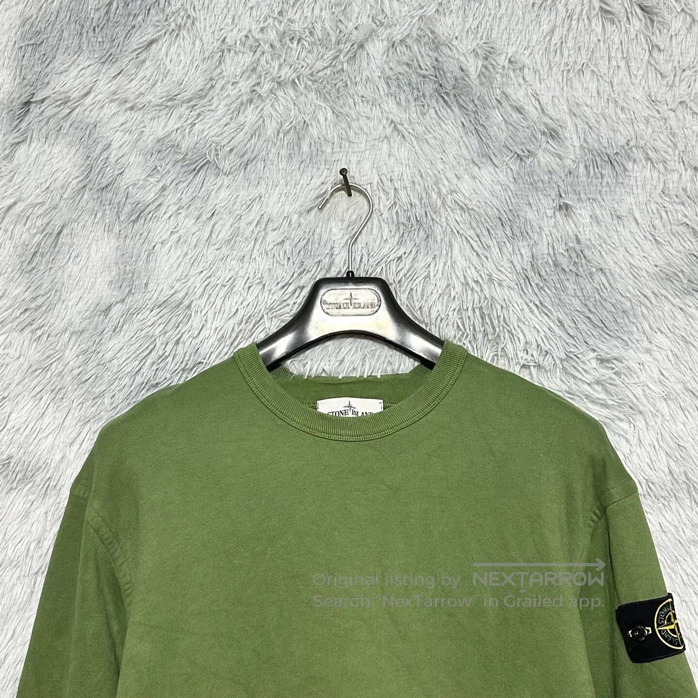 Stone Island stone island crewneck sweatshirt deep green. Size US L / EU 52-54 / 3 - 3 Thumbnail