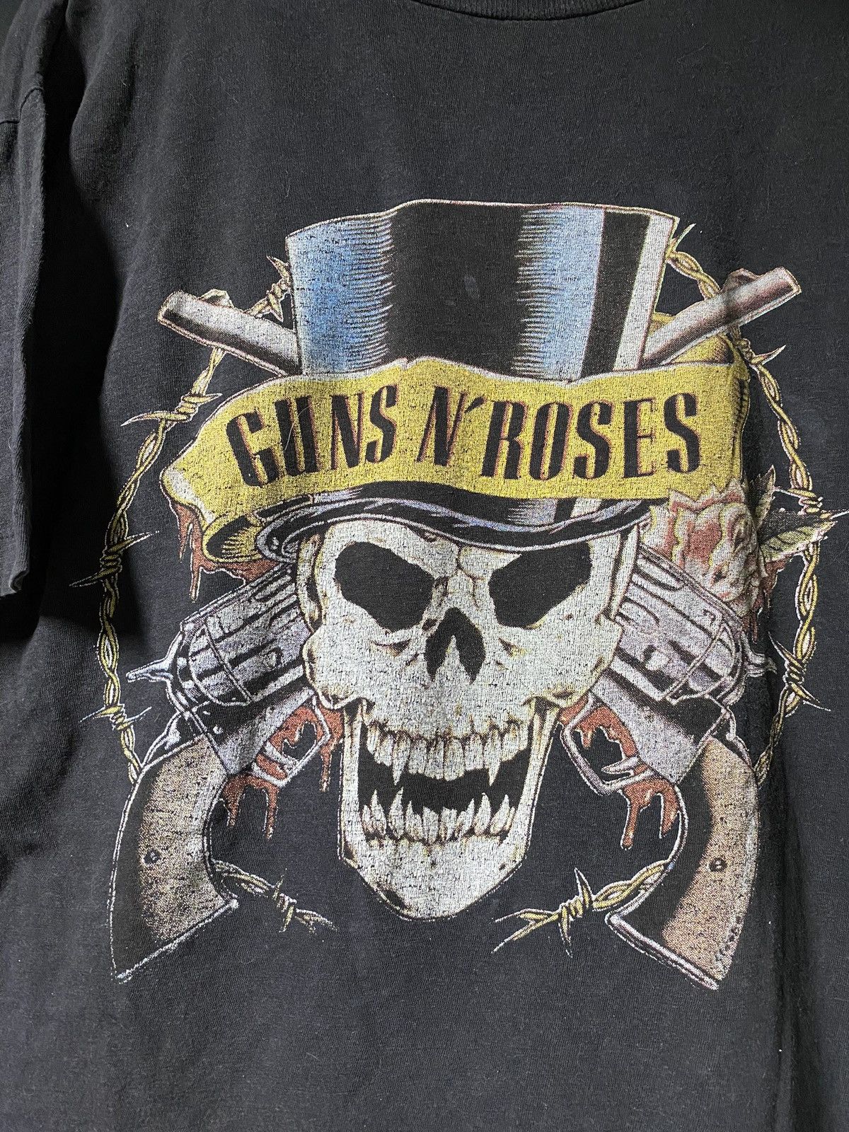 Band Tees × Vintage 90’s Vintage Guns N Roses Band Tee Shirt Medium Size US M / EU 48-50 / 2 - 2 Thumbnail