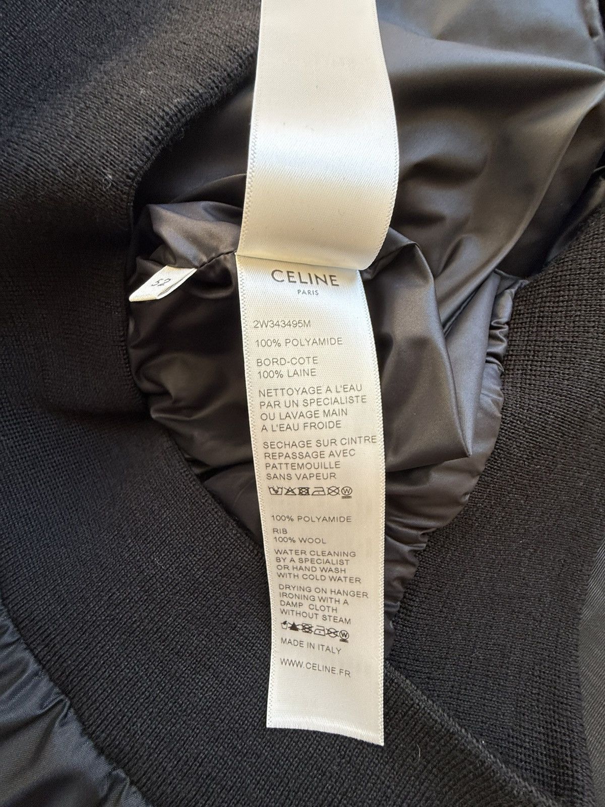 Celine SS21 Celine windbreaker hoodie jacket Hedi Slimane logo 52 Size US L / EU 52-54 / 3 - 23 Thumbnail