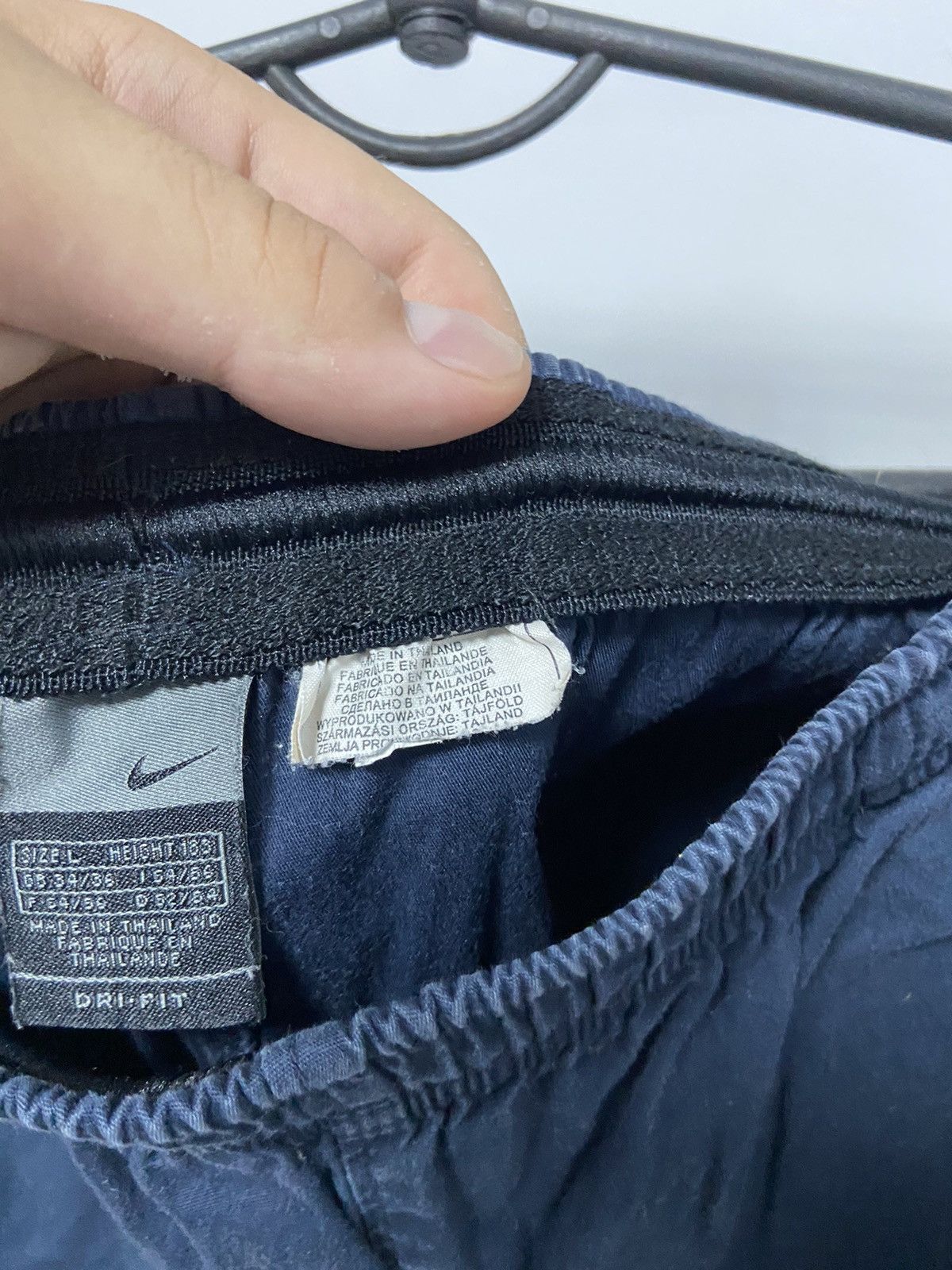 Nike × Vintage Nike Court Shorts Vintage Small Logo Style Y2K Nylon Size US 34 / EU 50 - 8 Thumbnail
