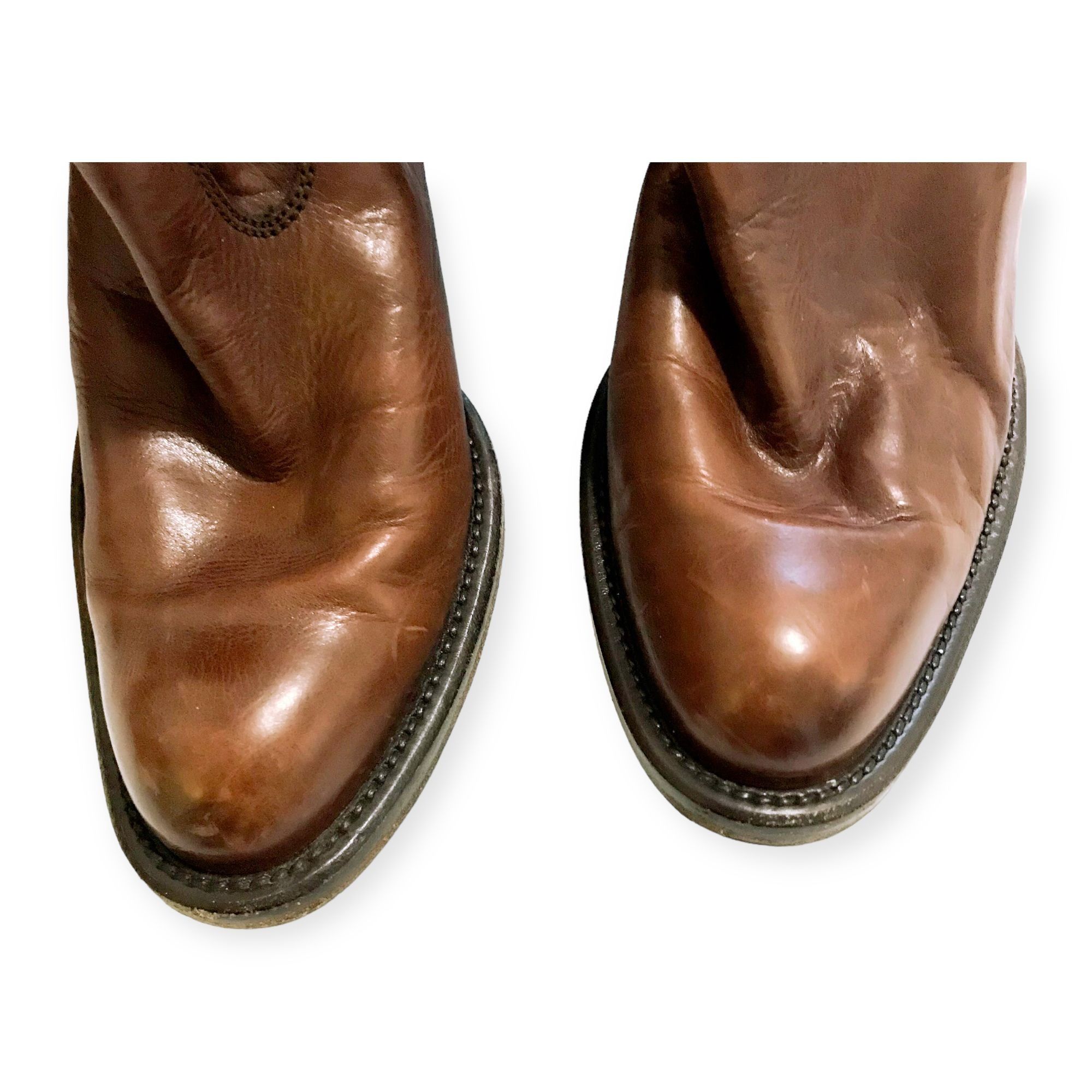 Barbara Bui Barbara Bui Brown Leather Knee High Boots EU 39 Archival Y2K Size US 9 / IT 39 - 4 Thumbnail