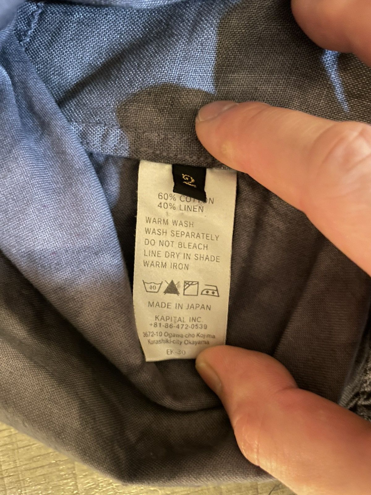 Kapital Kapital Indigo Dyed Shirt Size US M / EU 48-50 / 2 - 11 Thumbnail