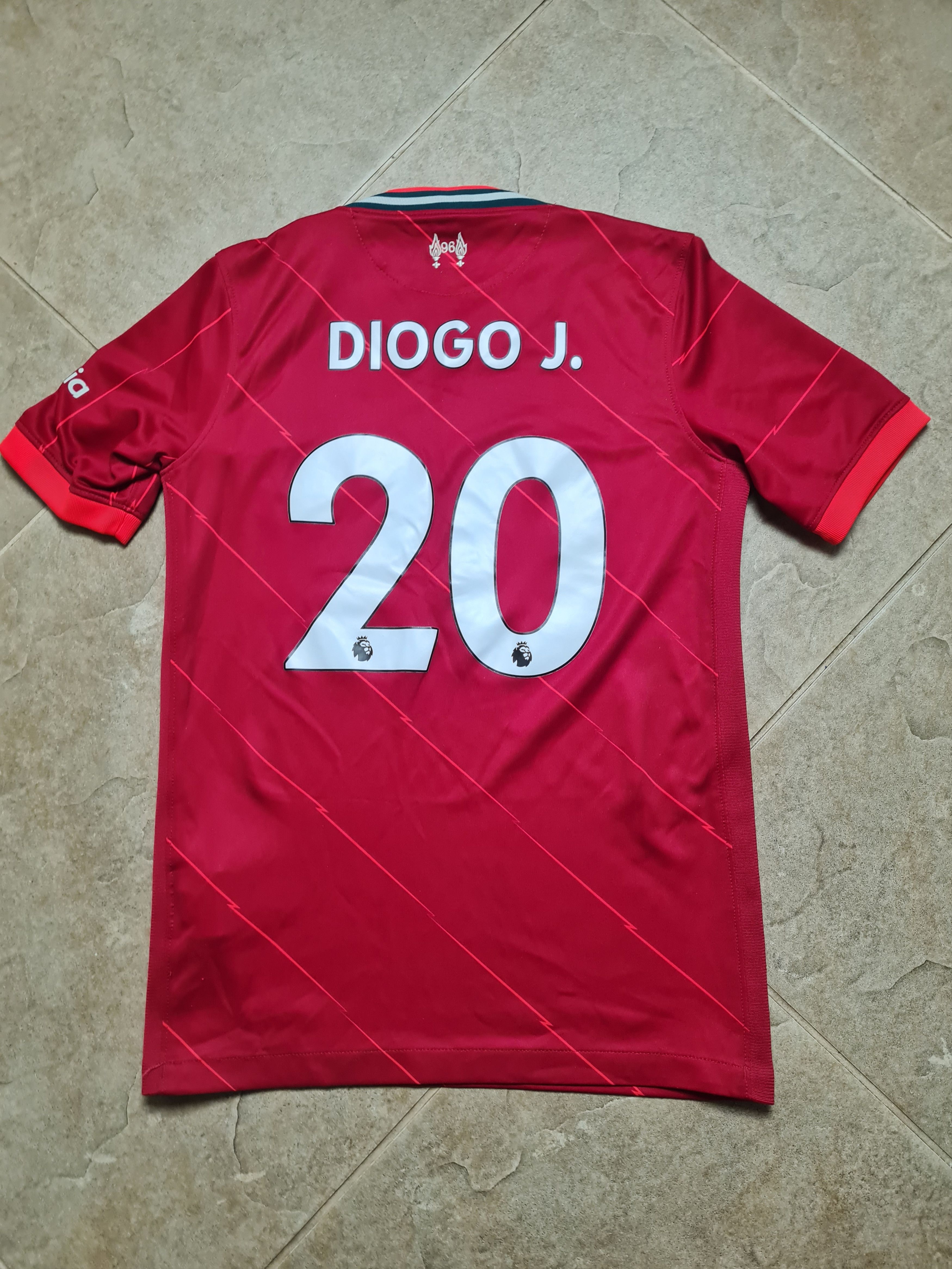 Nike Soccer Shirt #20 Diogo Jota Liverpool FC Nike 082568-888 Size US XXS / EU 40 - 1 Thumbnail