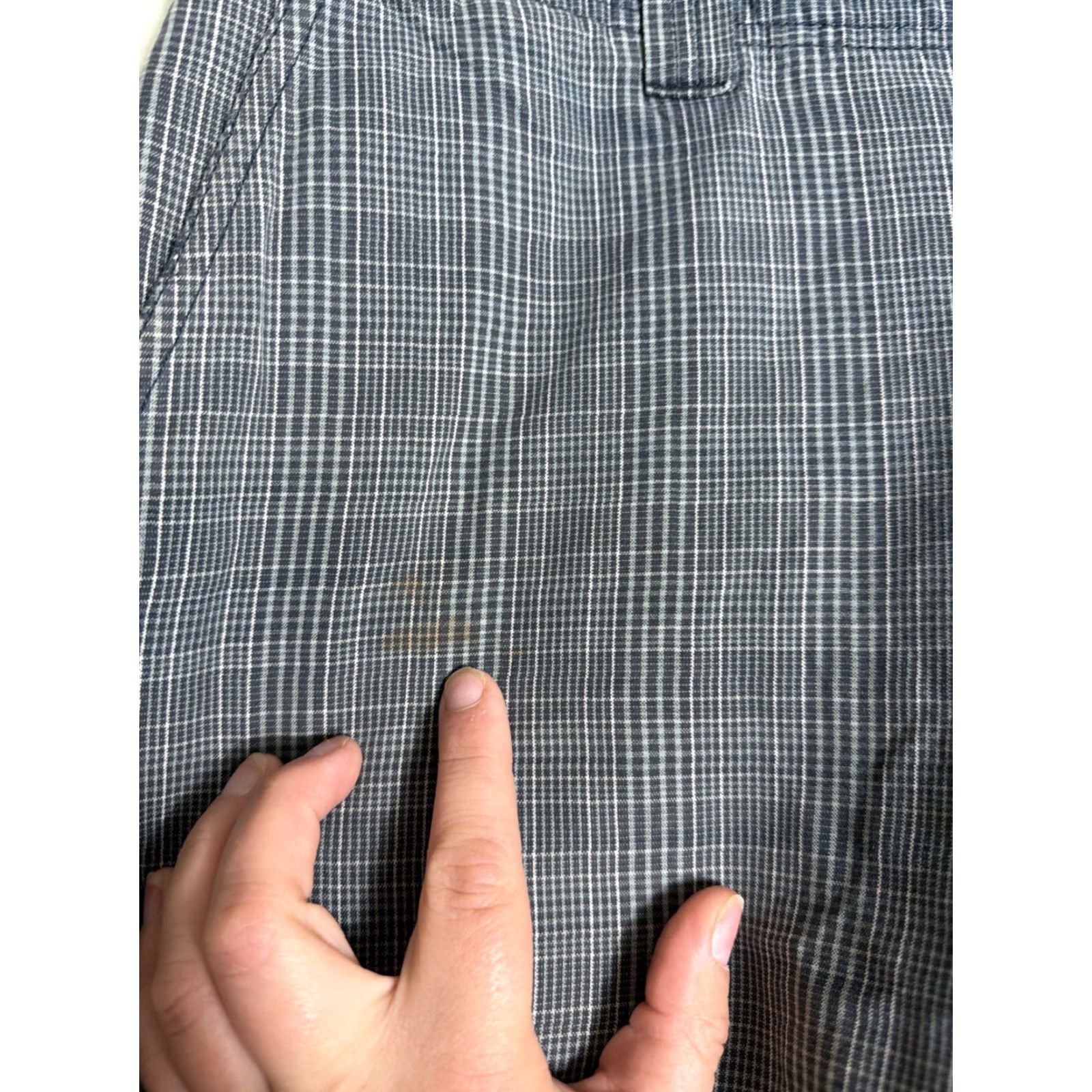 Vintage Columbia Cargo Shorts Men 36 Regular Blue Plaid Omni Tech Size US 36 / EU 52 - 7 Thumbnail