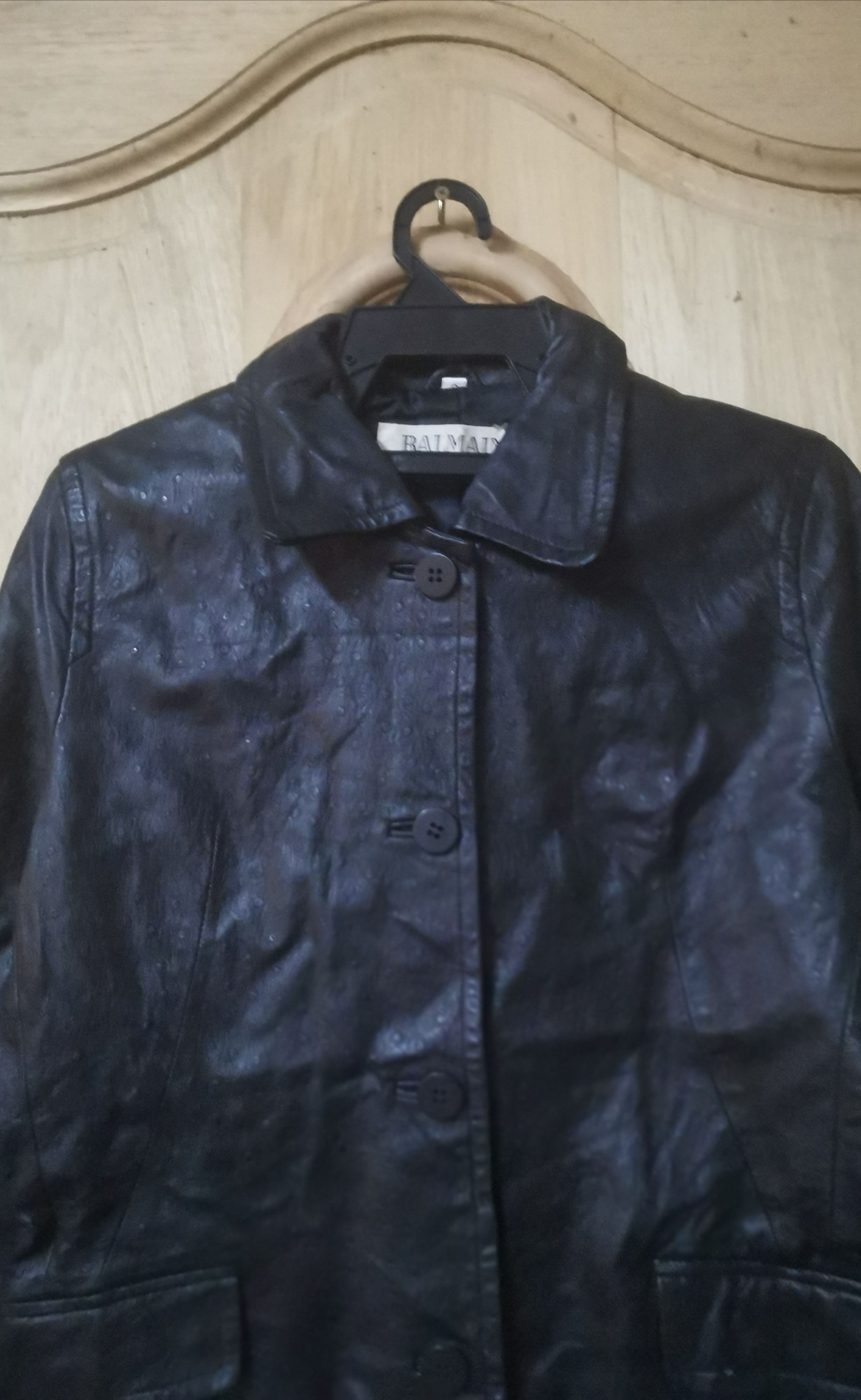 Balmain Balmain Paris Ostrich skin leather jacket Size M / US 6-8 / IT 42-44 - 2 Thumbnail
