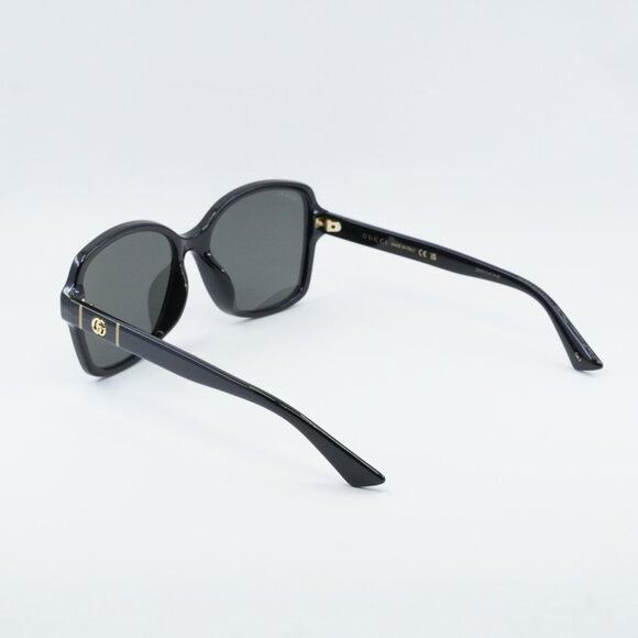 Gucci Gucci GG0765SA 002 Sunglasses Black Butterfly Frame Size ONE SIZE - 9 Thumbnail