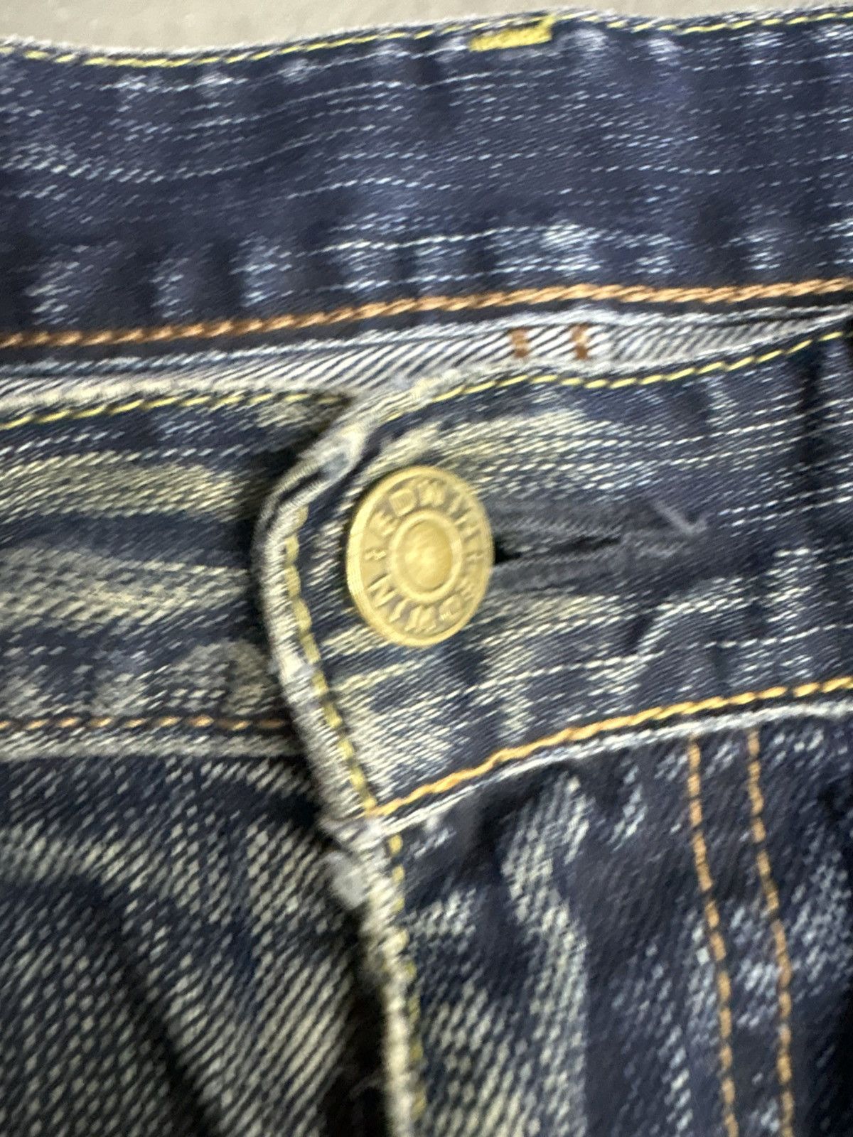 Hedi Slimane Edwin 503 Balenciaga Destroyed Rusty Wash Distressed Jeans. Size US 31 - 11 Thumbnail