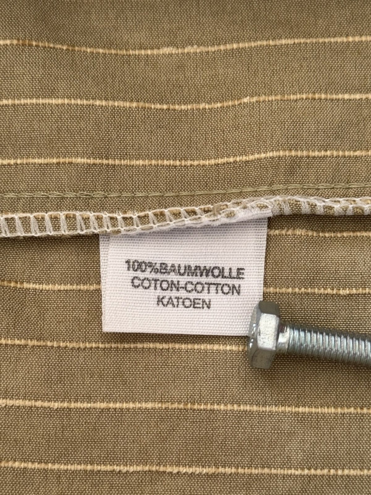 Dolce & Gabbana Vtg Dolce&Gabbana Velour Striped Shorts Sleeve Button Shirt Size US XL / EU 56 / 4 - 9 Thumbnail