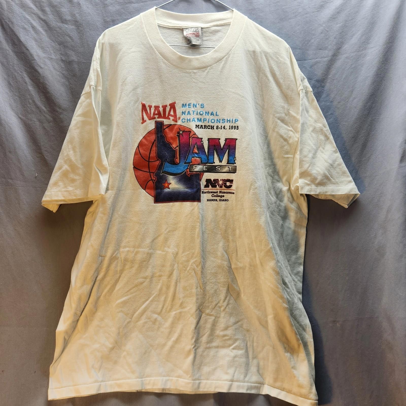 Designer Vintage 1995 NAIA Championship Tshirt Single Stitch Size 2XL Size US XXL / EU 58 / 5 - 1 Thumbnail