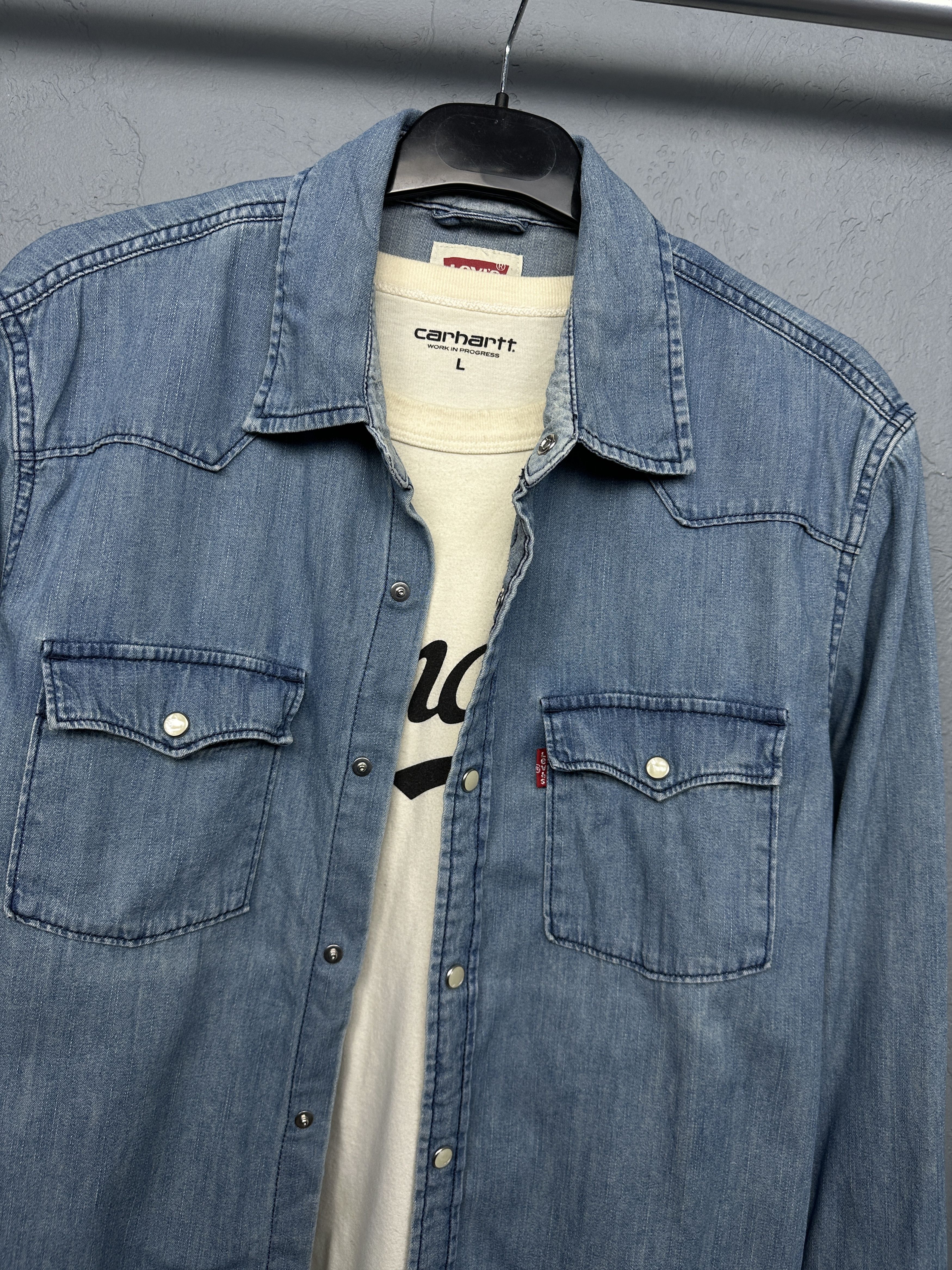 Levi's Levi's Mens Denim Shirt Jeans Size US M / EU 48-50 / 2 - 2 Thumbnail