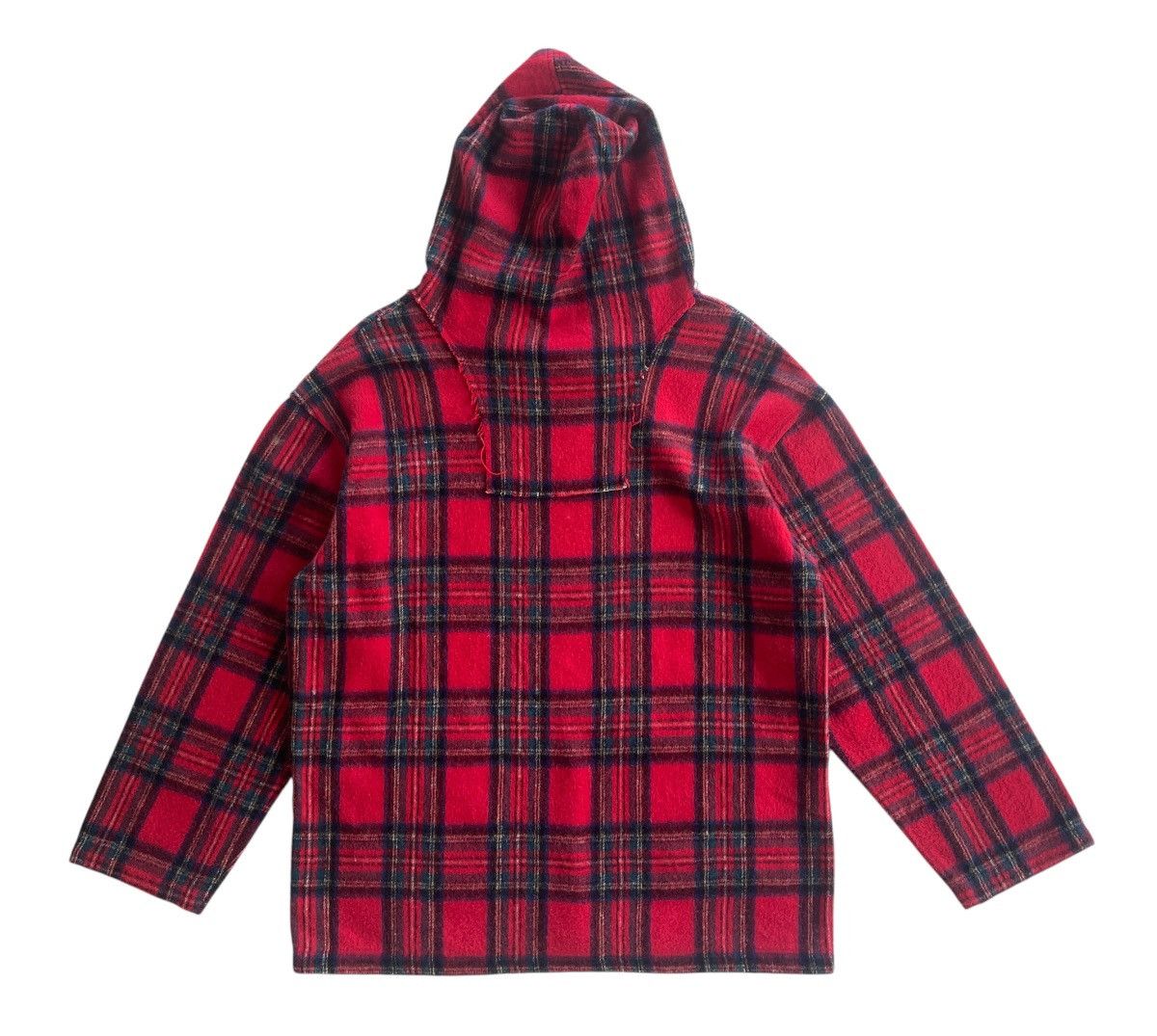 Vintage DEPT LOVE LGB Punk Rave Wool Plaid Hooded Size US L / EU 52-54 / 3 - 4 Thumbnail
