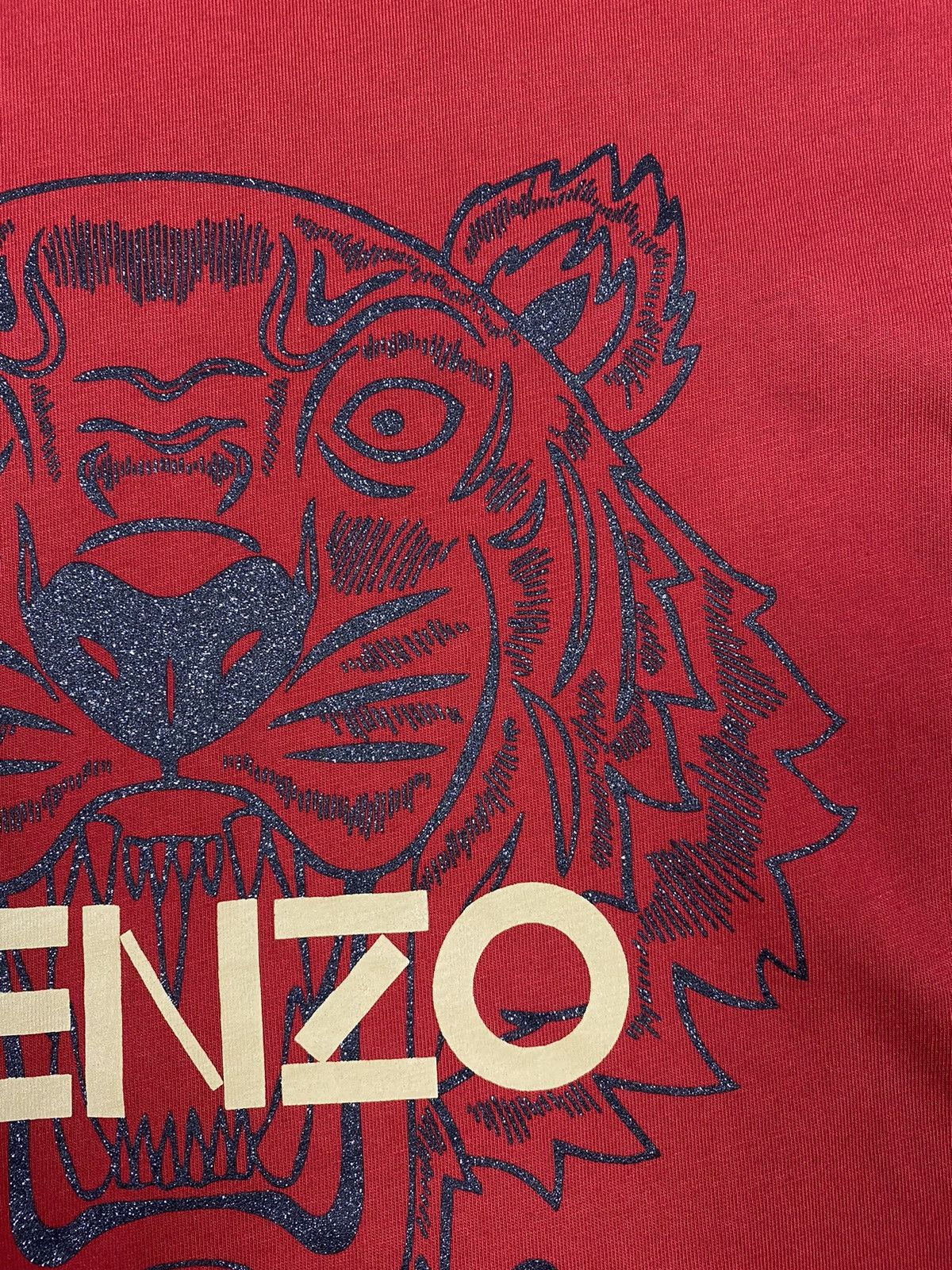 Kenzo Kenzo Paris Tiger Big Logo Red Men’s T Shirt size s Size US S / EU 44-46 / 1 - 6 Thumbnail