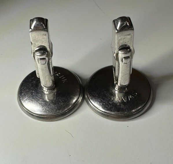 Sankuanz Lot Of Swank Vintage Mother Of Pearl Tuxedo Set & Tie clip Size ONE SIZE - 8 Thumbnail