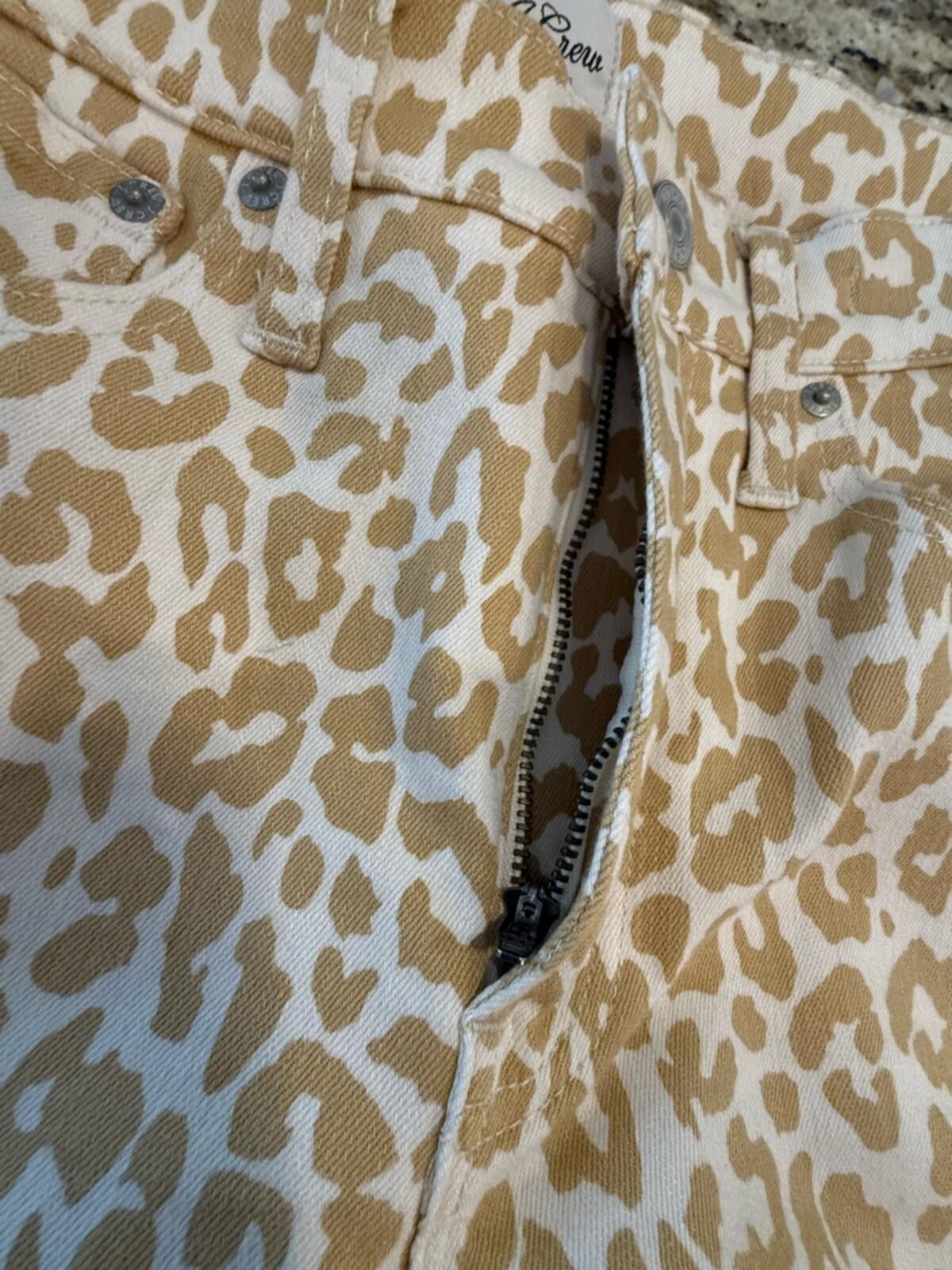 Other J. Crew Factory High-Rise Toothpick leopard print jeans 27” Size 27" / US 4 / IT 40 - 5 Thumbnail