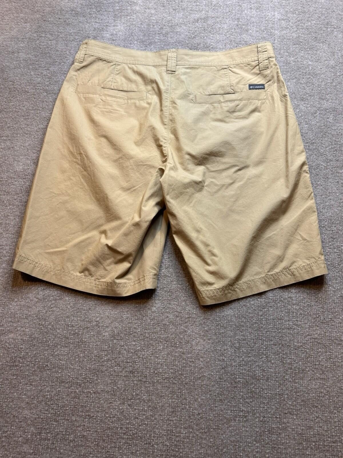 Columbia Columbia Sportswear Company Men’s Khaki Shorts 32W 10L [714] Size ONE SIZE - 2 Thumbnail