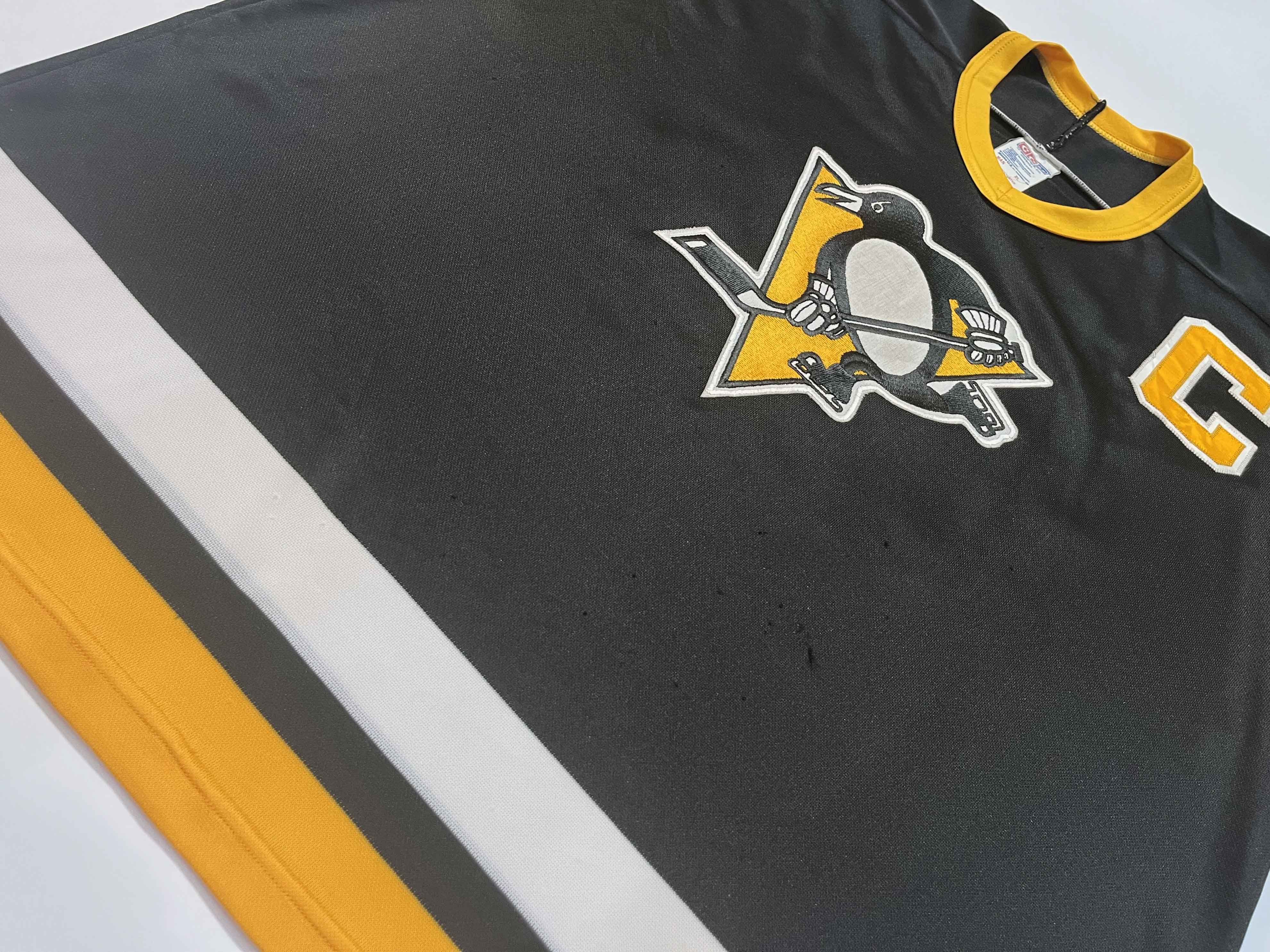 Ccm Vtg CCM Pittsburgh Penguins LEMIEUX #66 NHL Hockey Jersey Size US XL / EU 56 / 4 - 8 Thumbnail