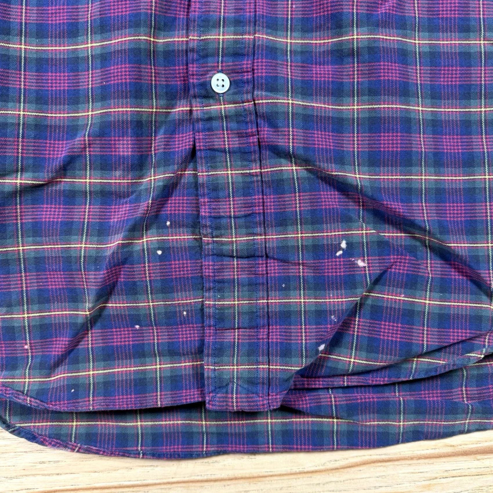 Polo Ralph Lauren Polo Ralph Lauren Button-Up Shirt Mens XL Classic Fit Gingham Check Red Blue Multicolor Pony Long Sleeve Men Size US XL / EU 56 / 4 - 3 Thumbnail