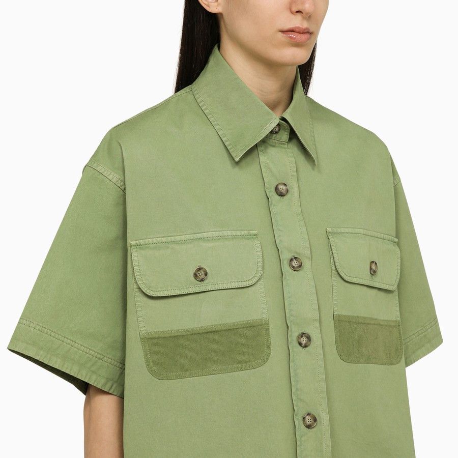 Stella McCartney o1d2blof1024 Over Shirt in Green Size XS / US 0-2 / IT 36-38 - 4 Thumbnail