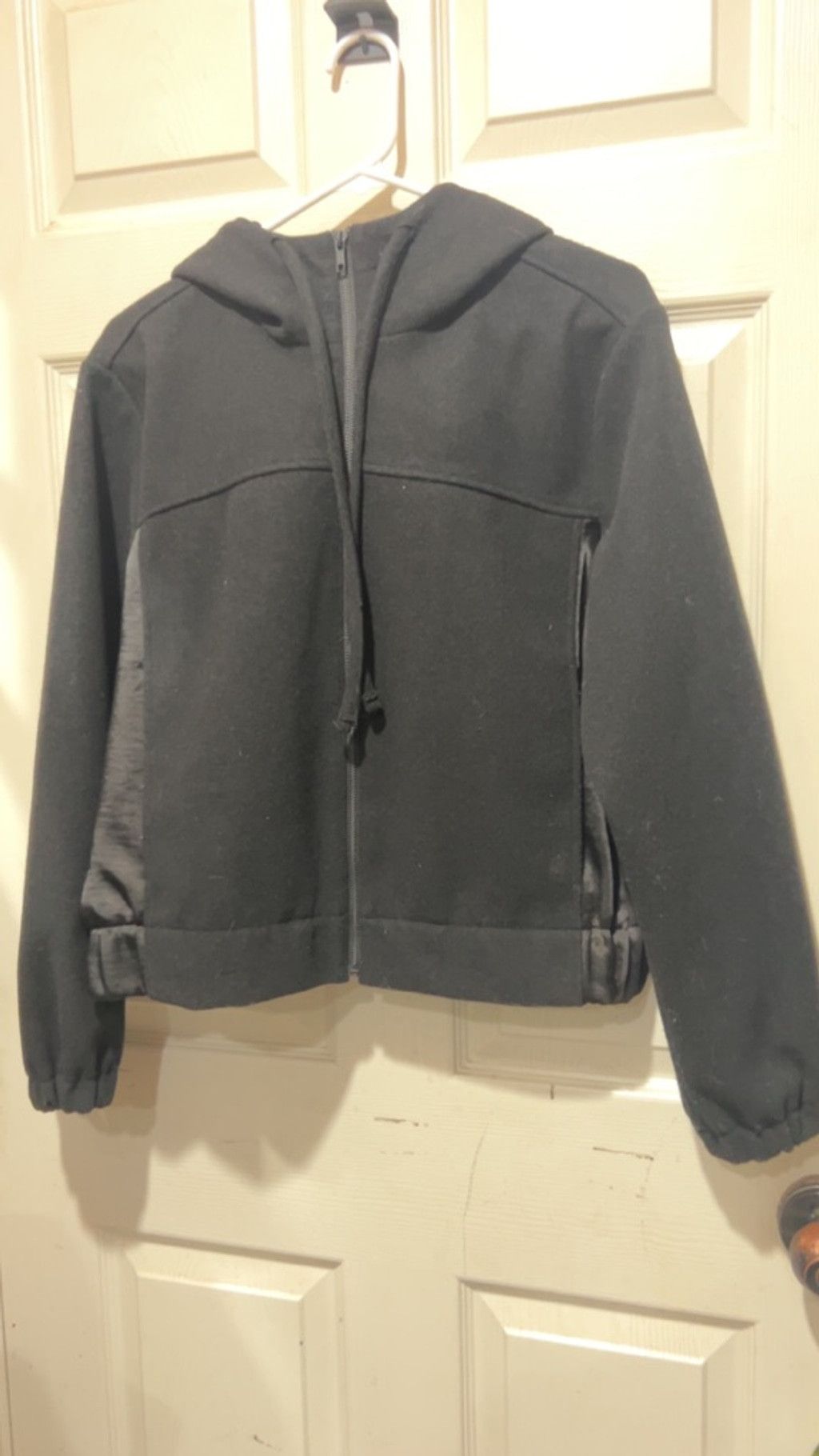 Vera Wang Women's Simply Vera Vera Wang Black Hooded Jacket M Size M / US 6-8 / IT 42-44 - 3 Thumbnail