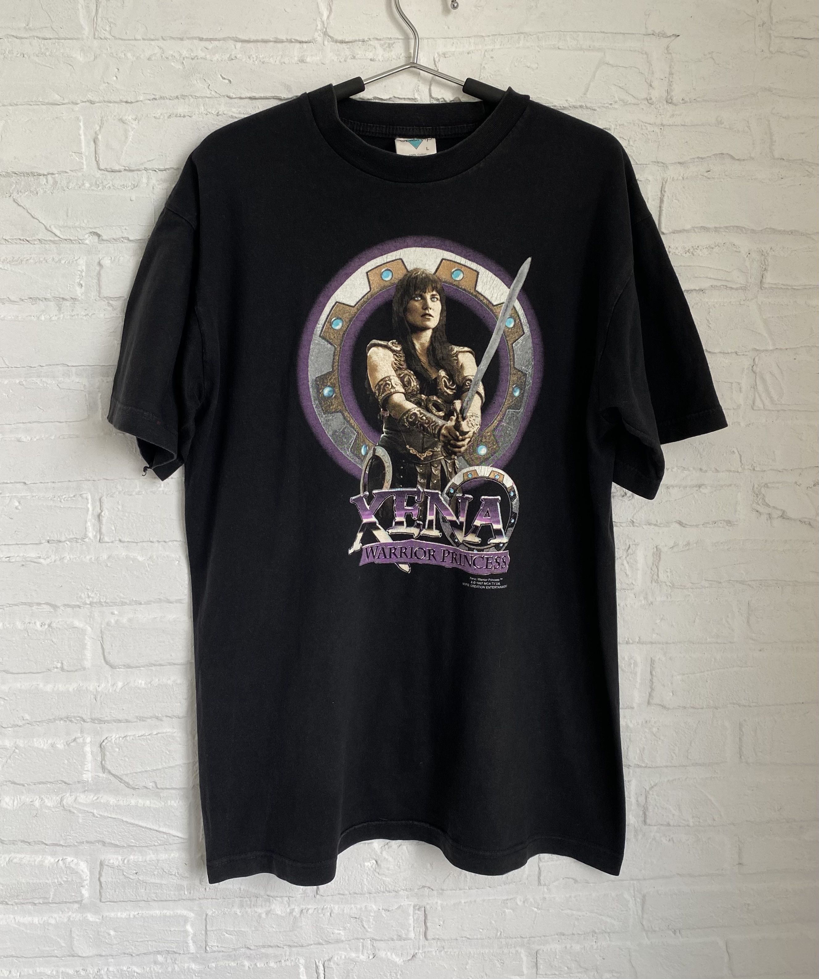 Vintage Vintage 1997 Xena warrior princess movie t-shirt Size US L / EU 52-54 / 3 - 1 Thumbnail