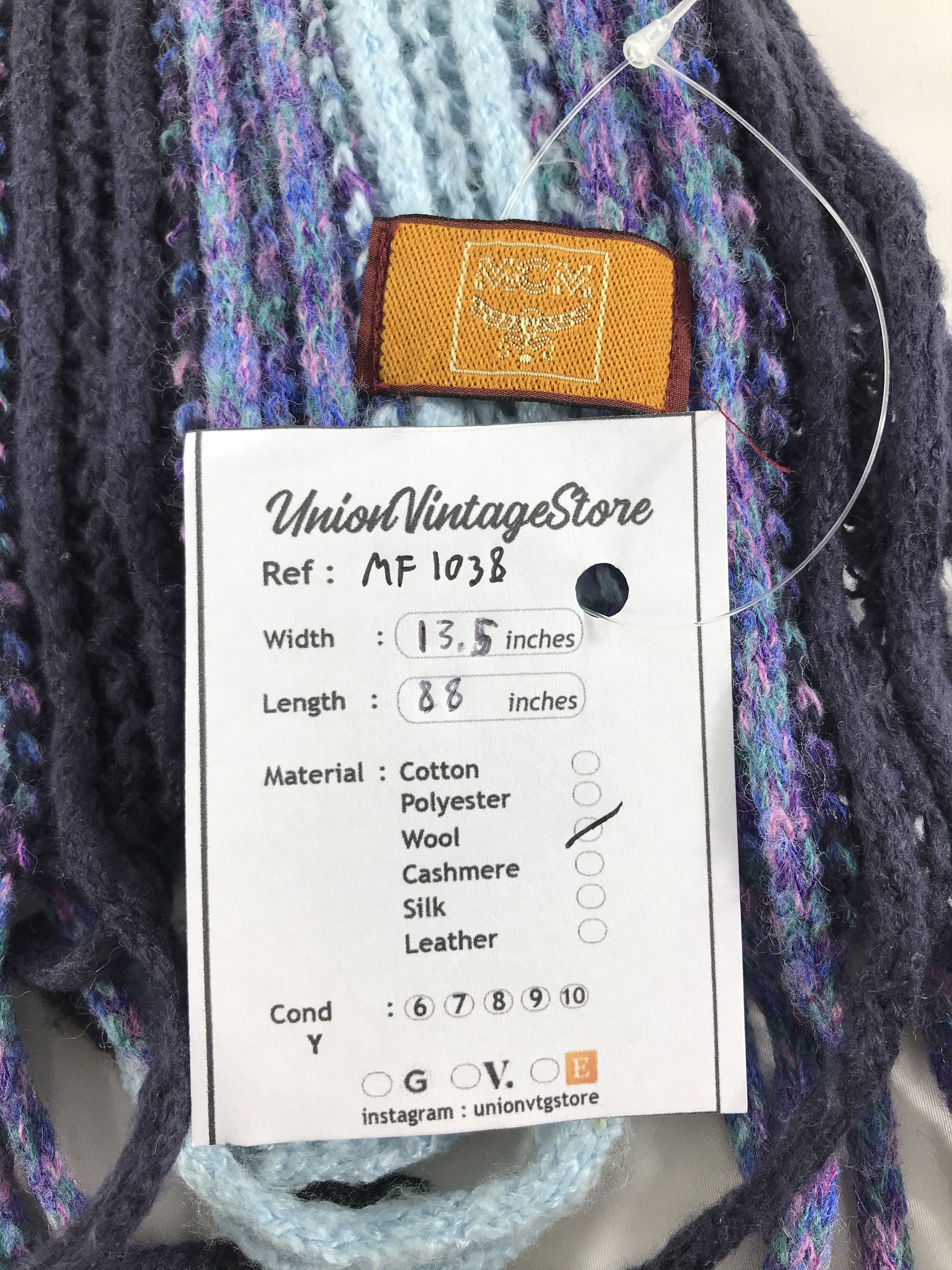 MCM Vintage MCM Scarf/Muffler/Neckwear MF1038 Size ONE SIZE - 4 Thumbnail