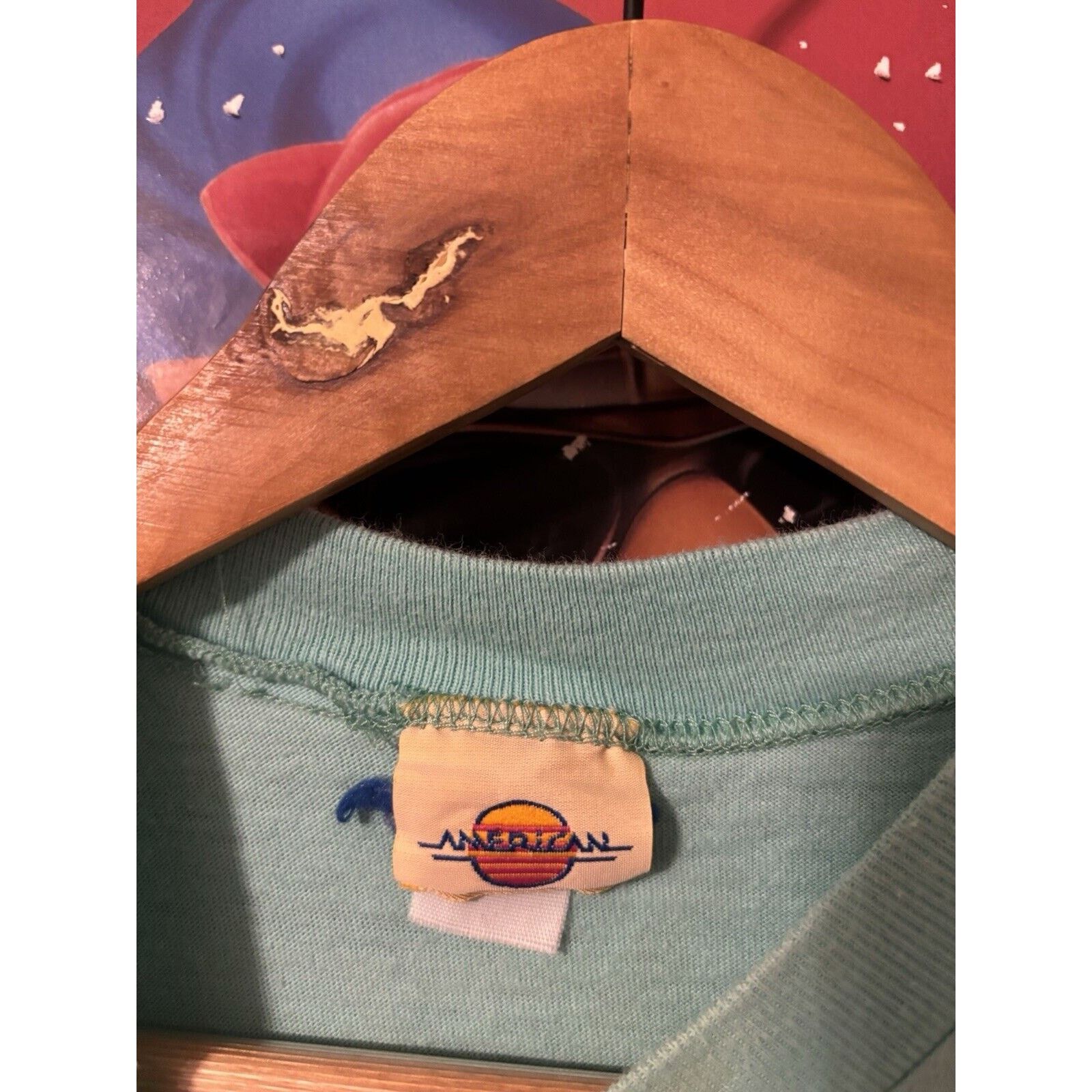 Other Vintage american sailing 70s teal pocket single T-shirt Size US M / EU 48-50 / 2 - 7 Thumbnail