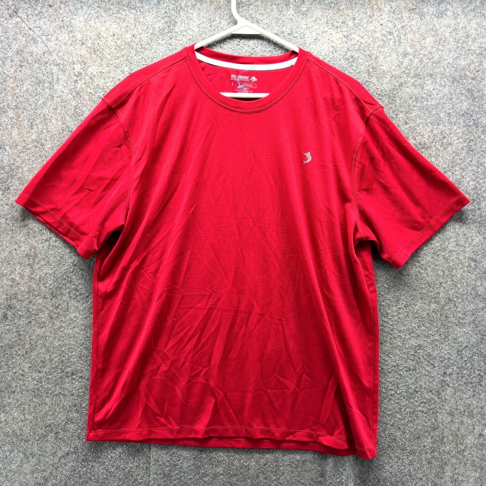 Vintage VINTAGE Reel Legends Shirt Mens Large Red Crewneck Polyester Short Sleeve Logo Size US L / EU 52-54 / 3 - 2 Thumbnail