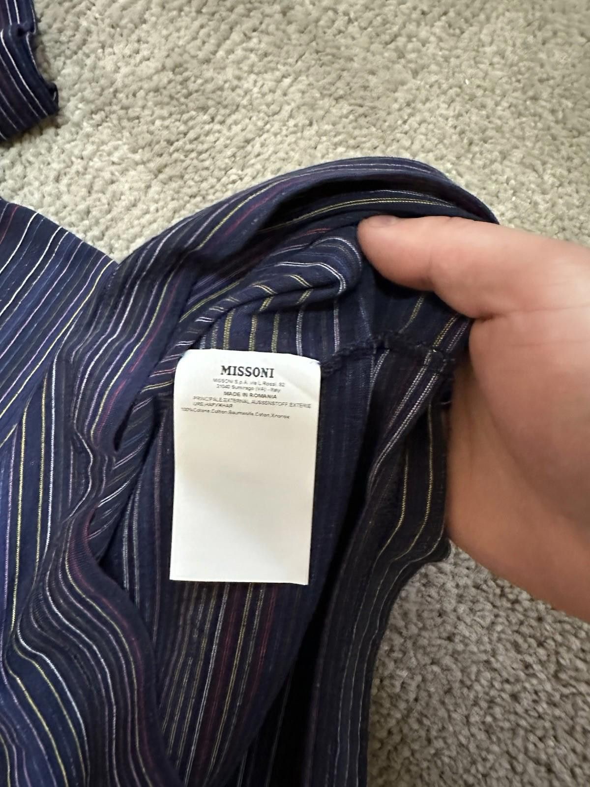 Missoni MISSONI COTTON T-SHIRT XS Size US XS / EU 42 / 0 - 5 Thumbnail