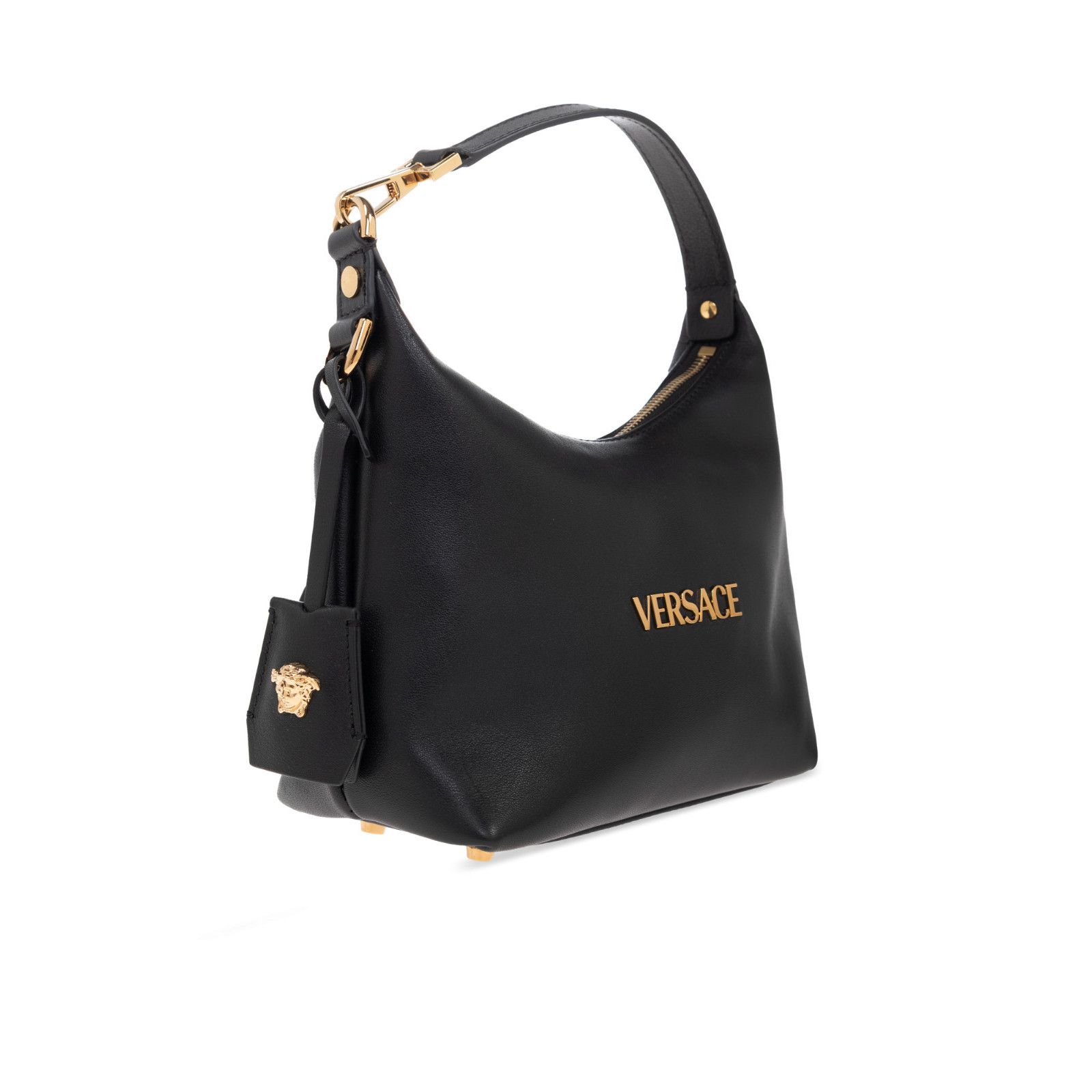 Versace VERSACE Black Leather Shoulder Bag New & Authentic Size ONE SIZE - 3 Thumbnail